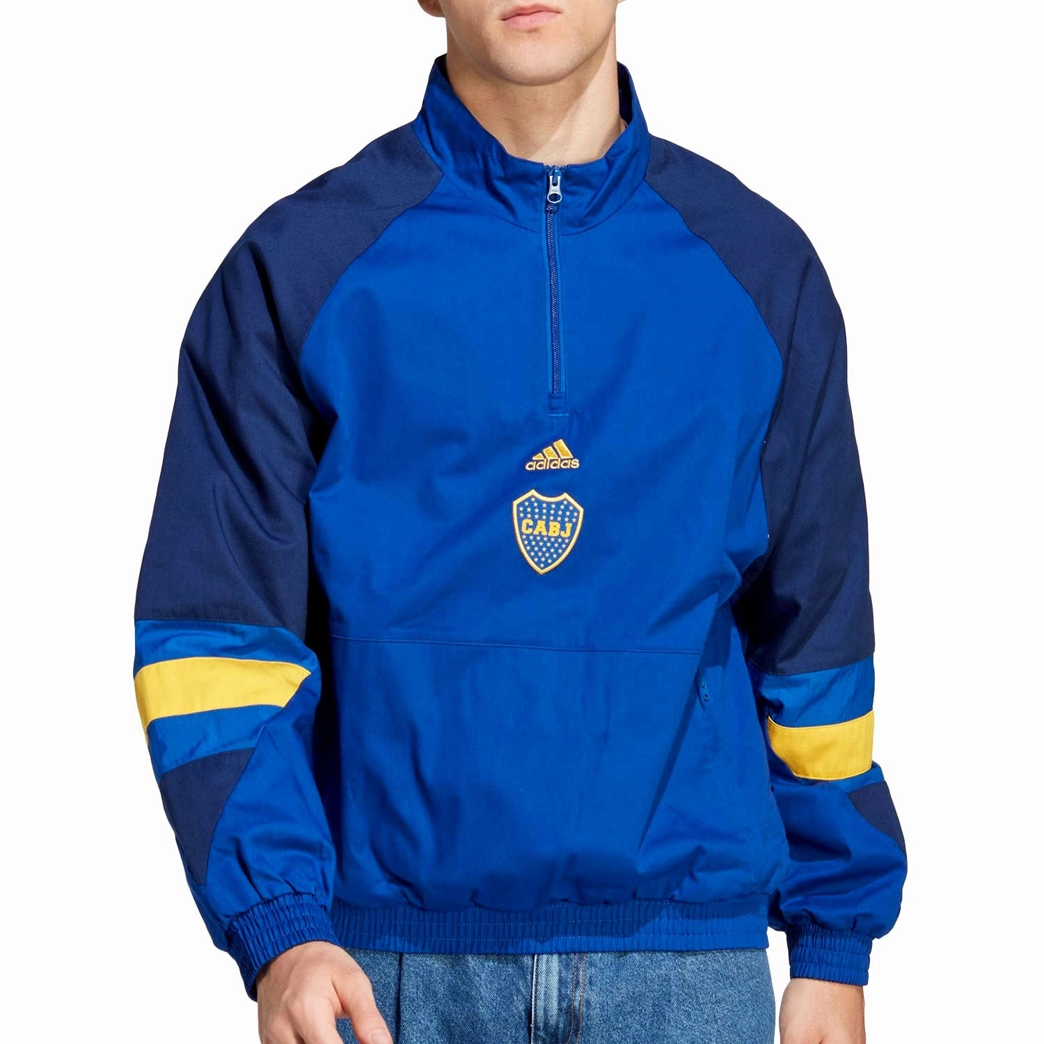 Boca Juniors Icon fans presentation Soccer jacket 2023 - Adidas snap