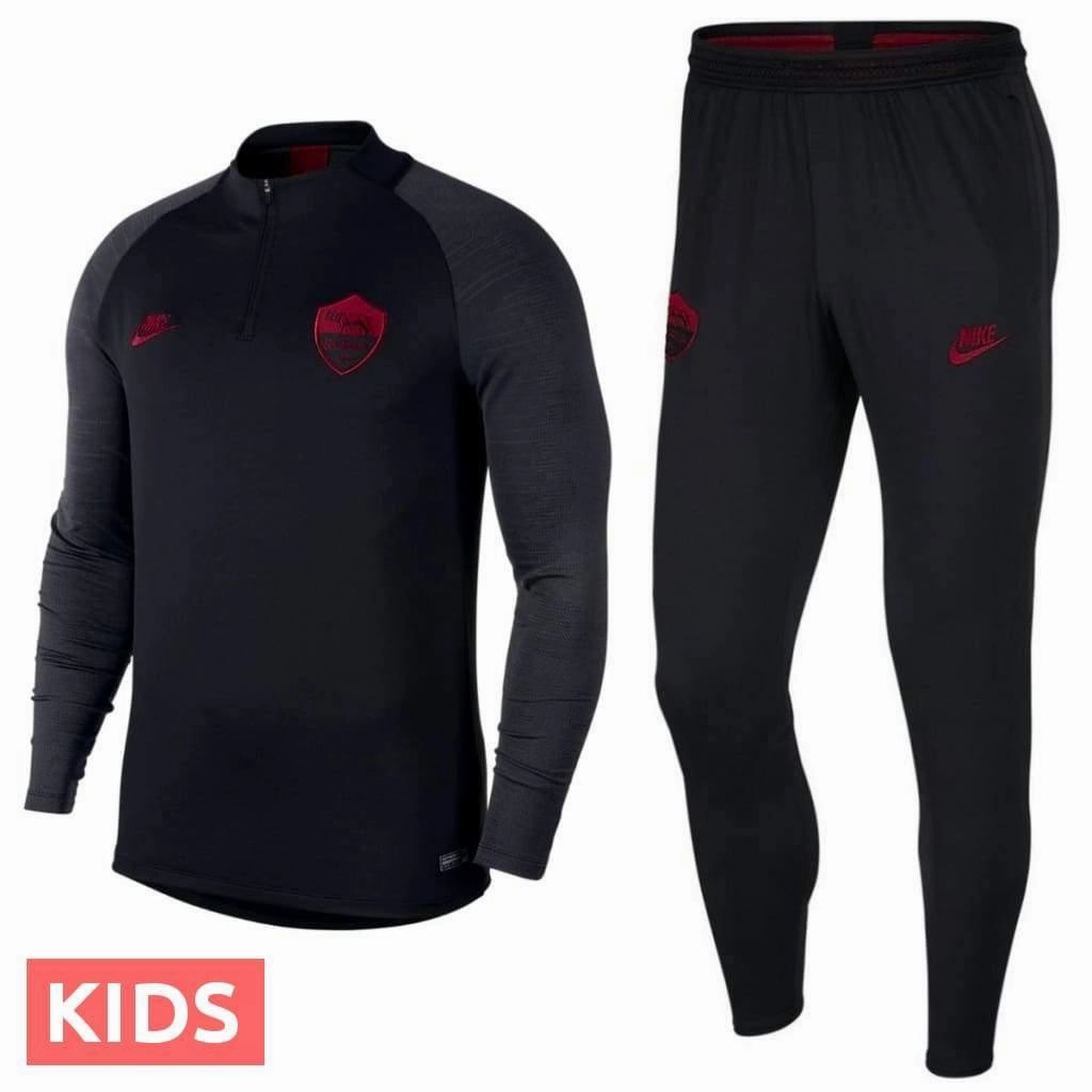 Kids - AS Roma EU training technical soccer tracksuit 2019/20 - Nike feathers