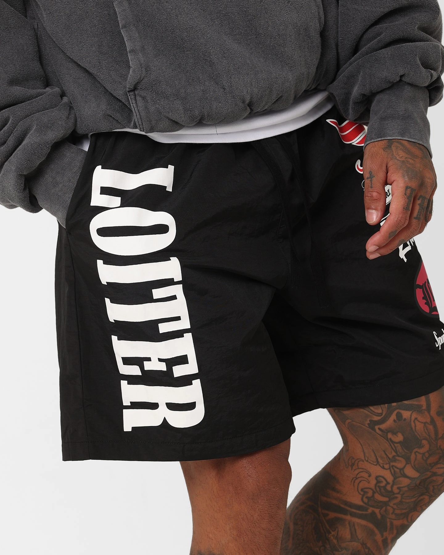 Fitness Enthusiast Urban Mood Loiter Speedway Walk Shorts Black