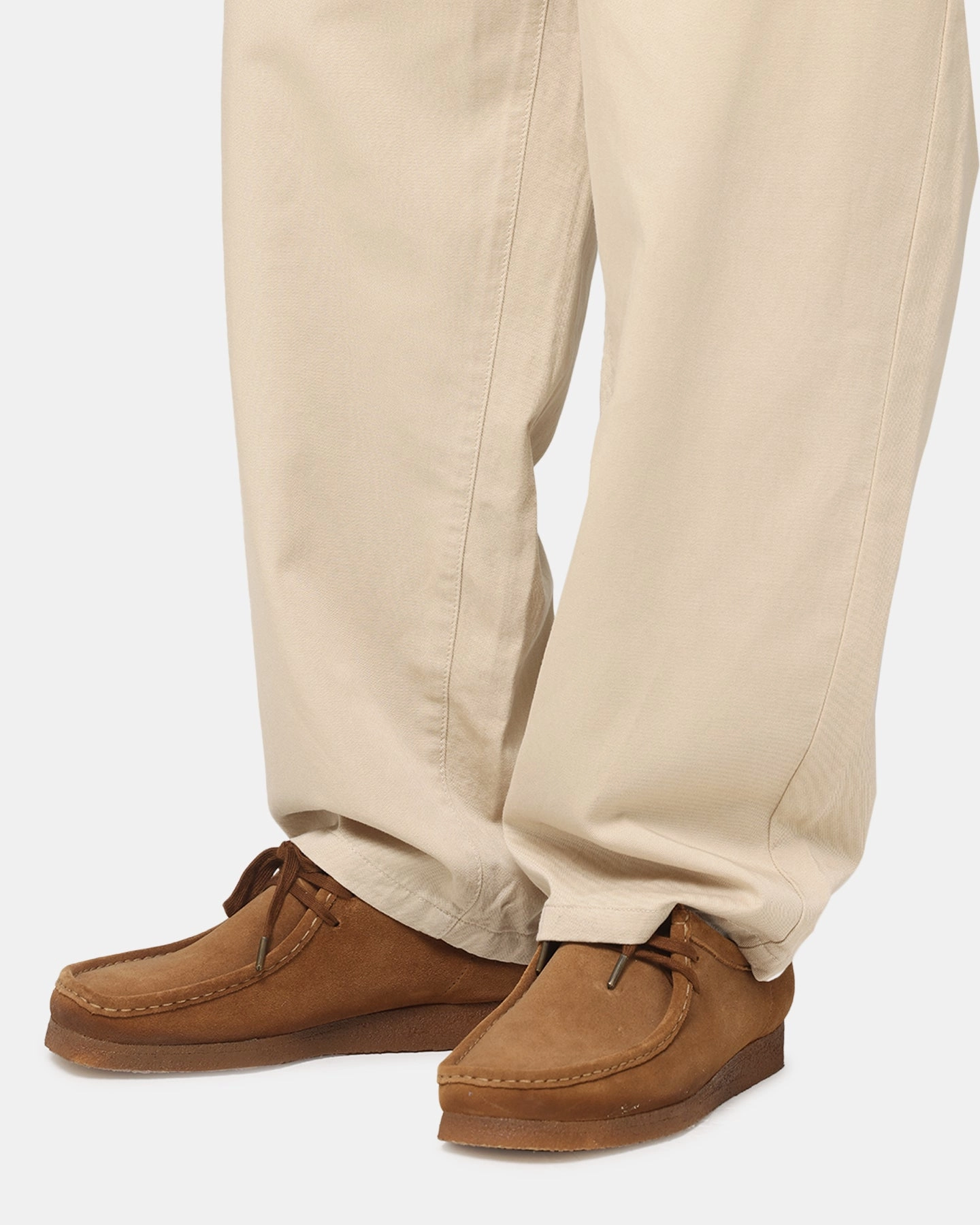 Raw edge Relaxed Fashion Carre C-Track Pant Khaki