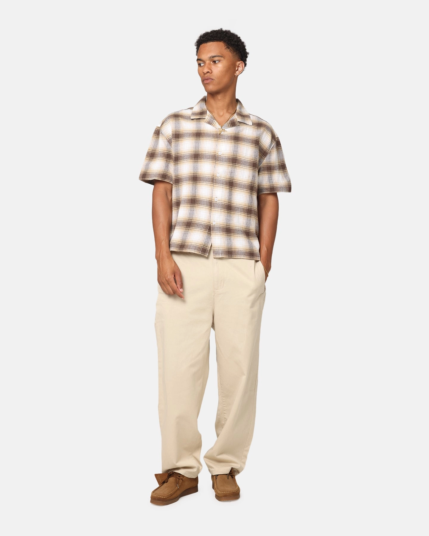 Basic Style Carre C-Track Pant Khaki