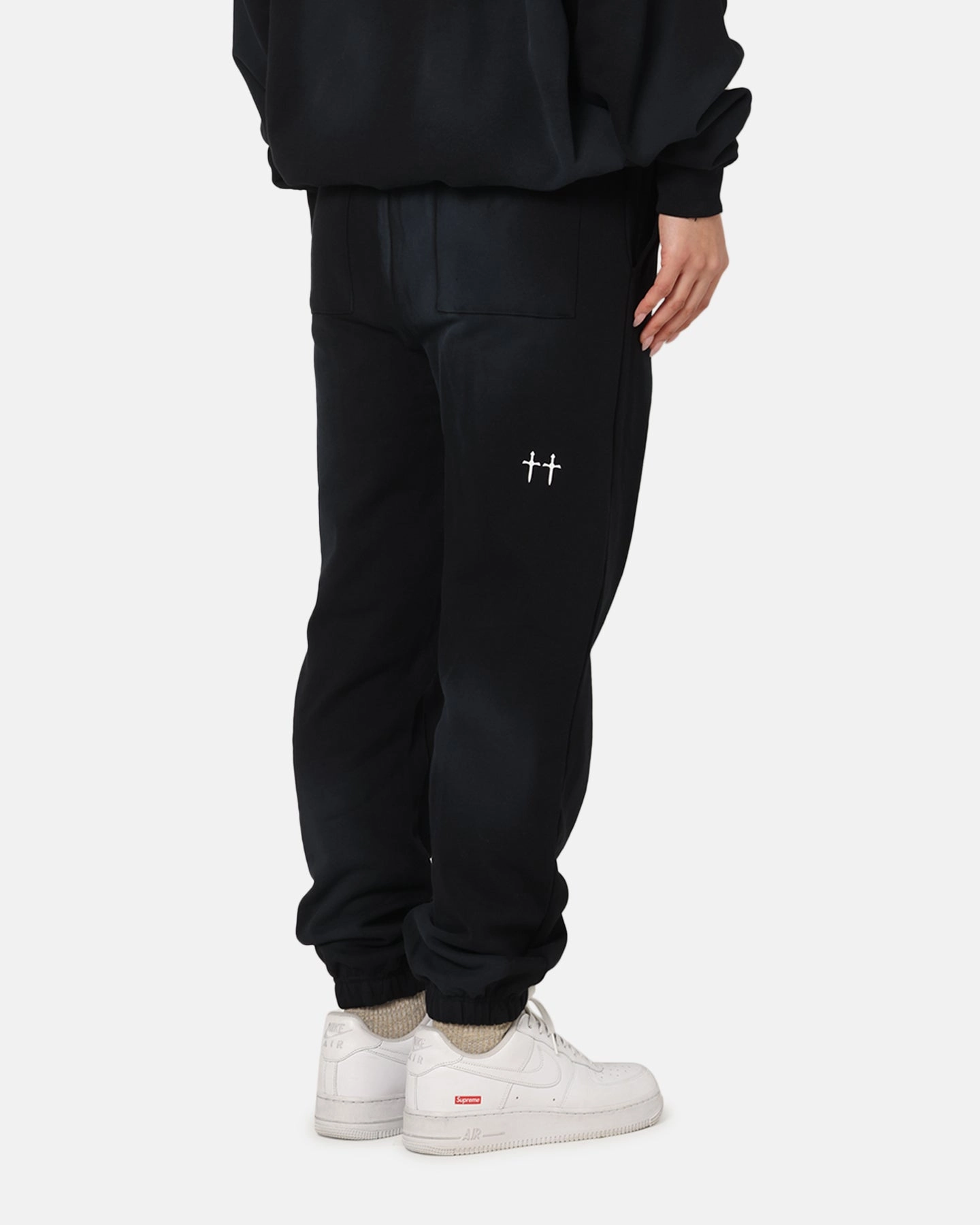 Saint Morta Manticore Sweatpants Sunfade Black hypoallergenic material