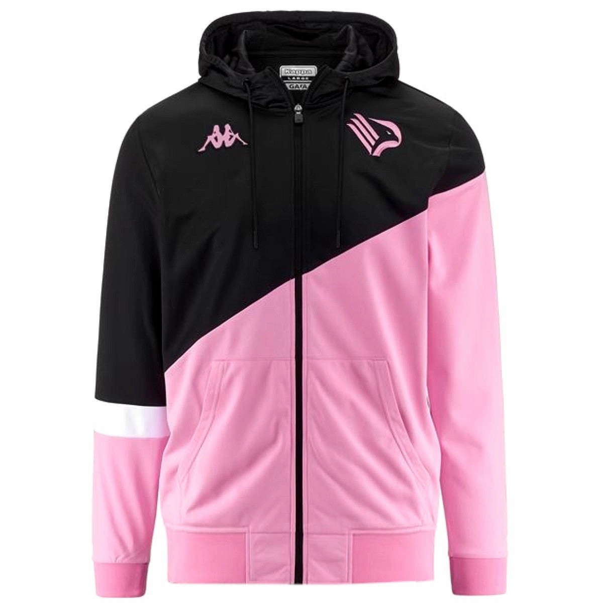 Gripper Waistband Palermo FC hooded presentation Soccer tracksuit 2021/22 - Kappa