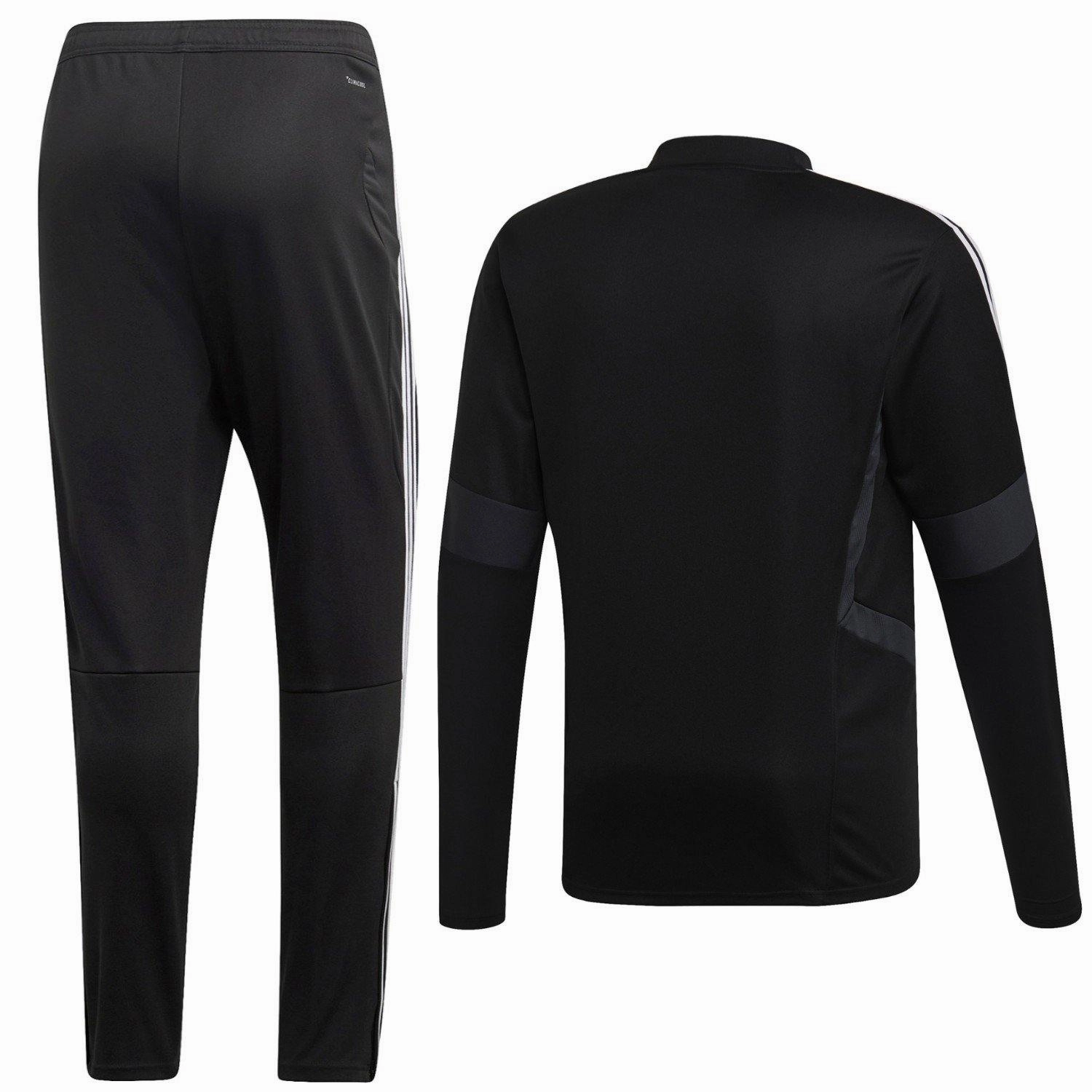 NonRestrictive Movement Juventus Soccer black technical training tracksuit 2019/20 - Adidas