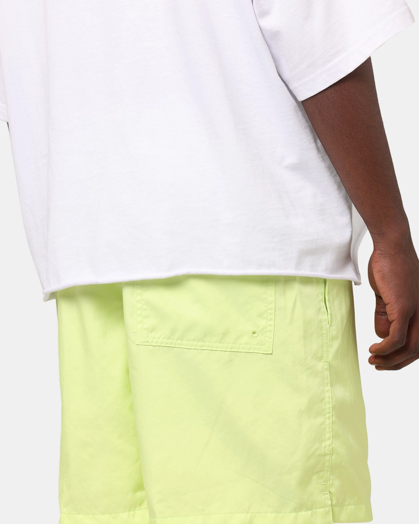 Nike Club Flow Shorts Lemon Athletic Shorts Anti Slip Grip Technology