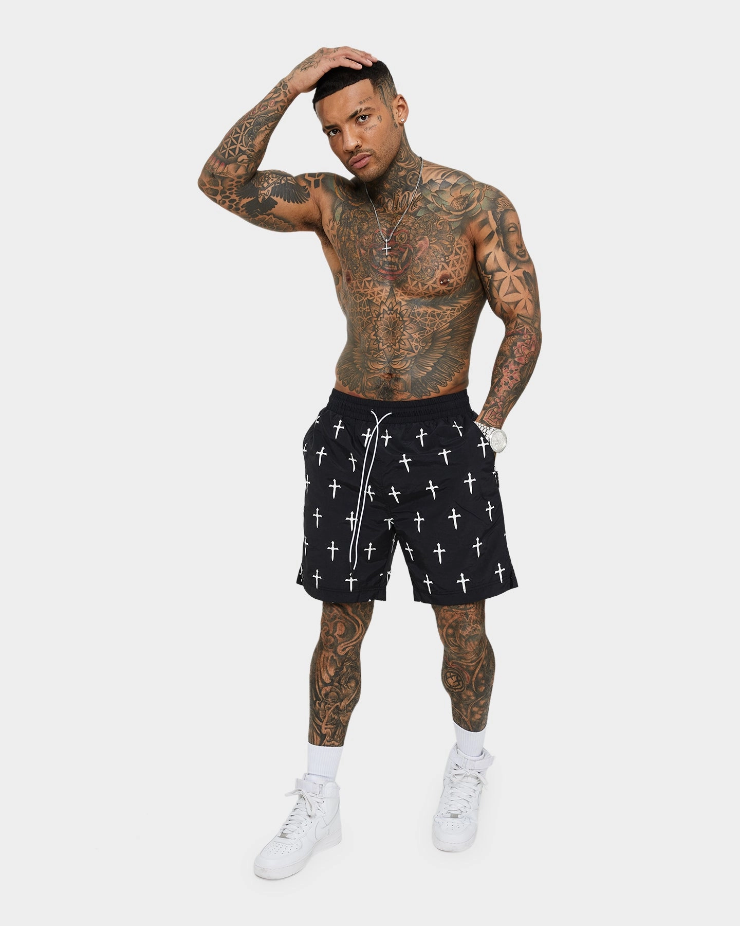 Saint Morta Daggers Shorts Black Outdoor Activity