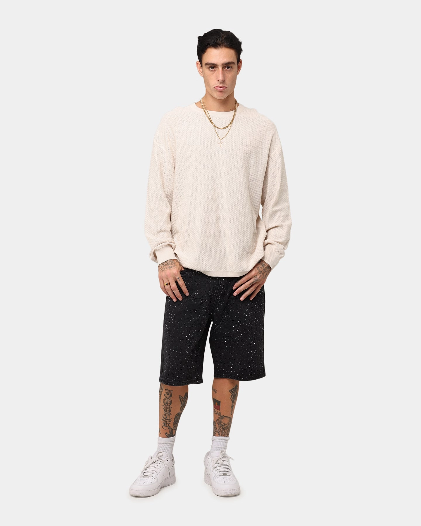 XXIII Diamond Buckle Back Jorts Black Daily Layer