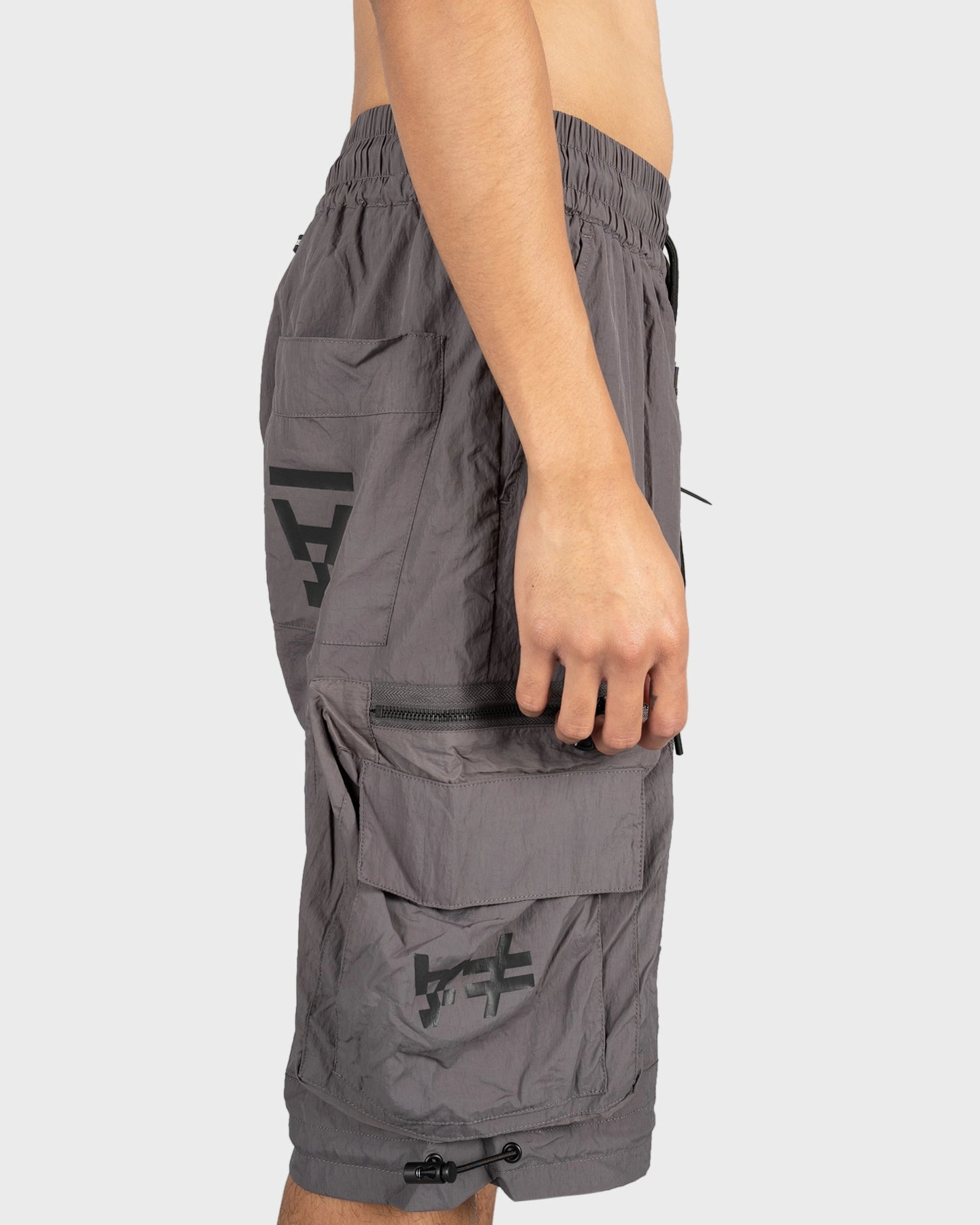 fitness enthusiasts Beach Ready Shorts The Anti Order Future Cargo Short Dark Graphite