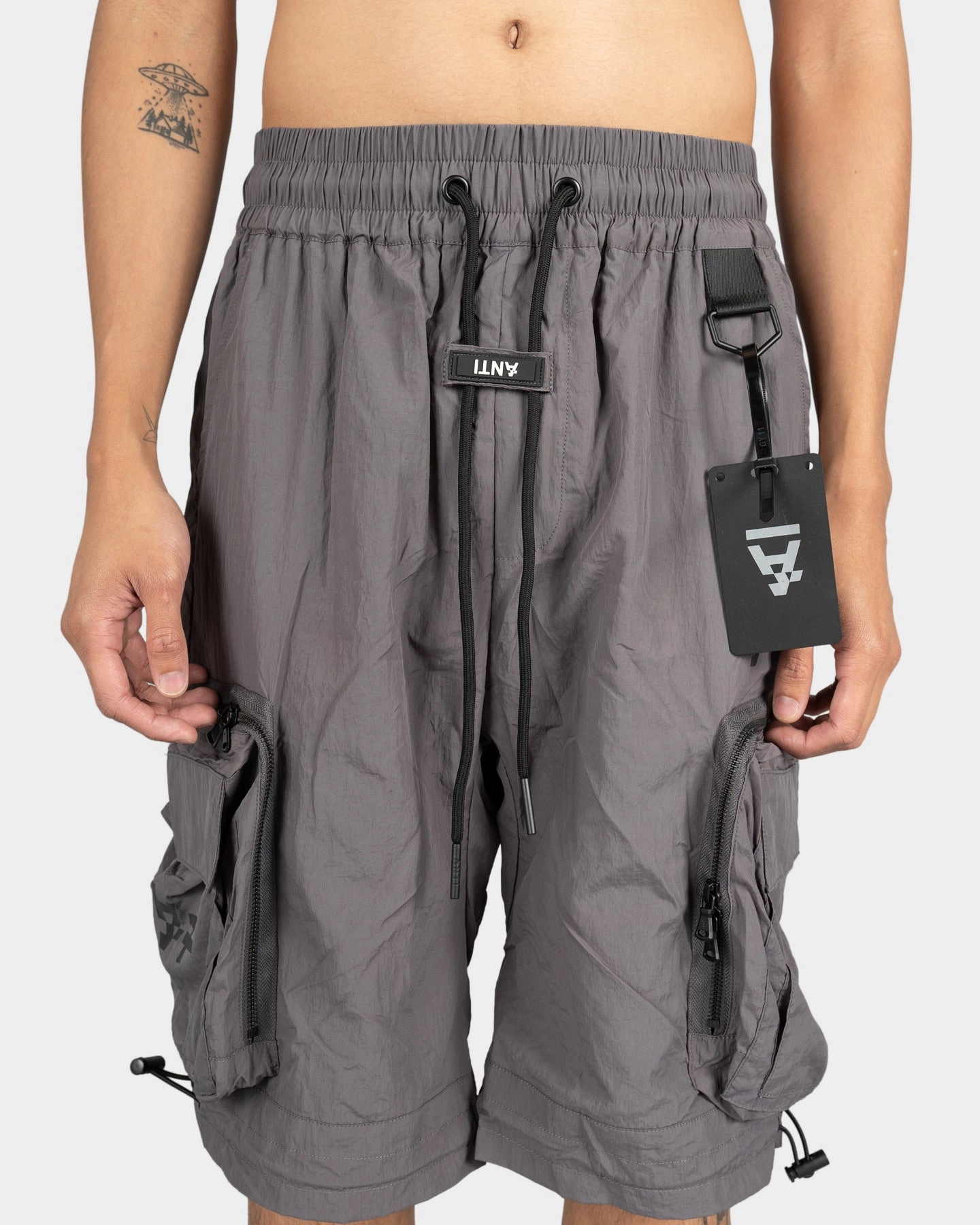 Breathable Side Vents The Anti Order Future Cargo Short Dark Graphite