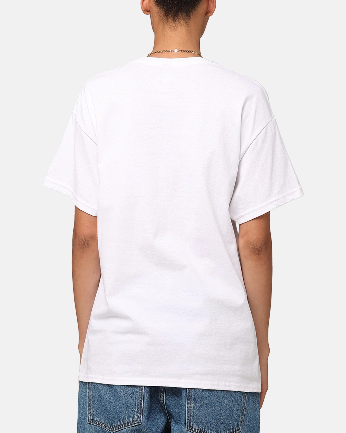 Oasis Photo T-Shirt White GarmentDyedTexture Multi Panel Design