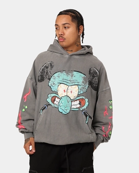 Outdoor Activity American Thrift X Spongebob Squarepants Squidward Hoodie Washed Charcoal