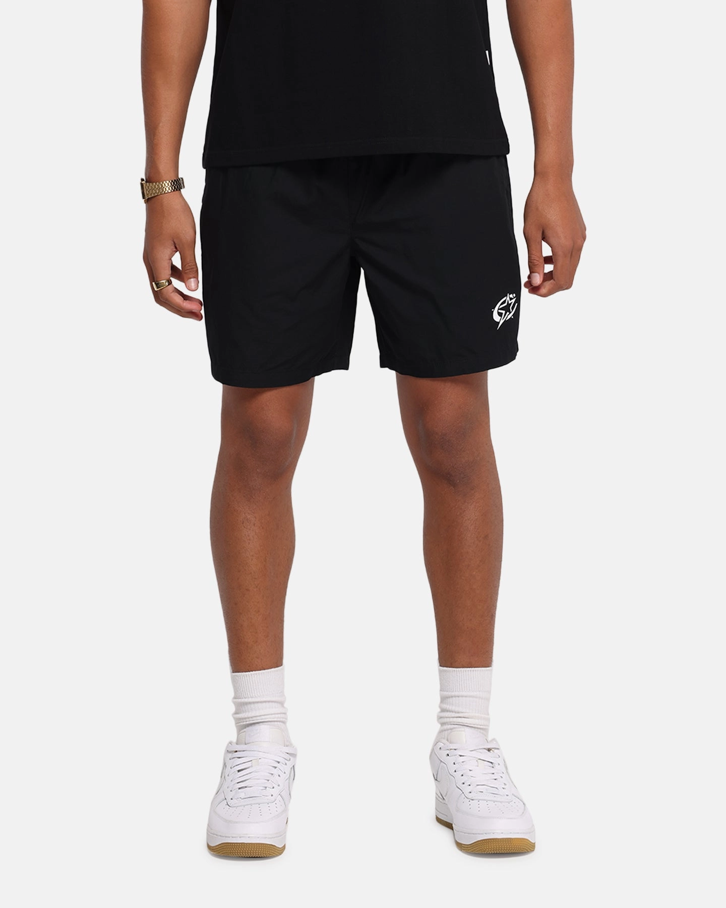 Carre C-Star Line Beach Shorts Black Camouflage Style
