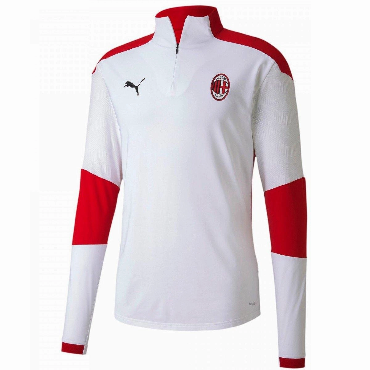 Tear Resistant Stitching recreation AC Milan white training technical tracksuit 2020/21 - Puma