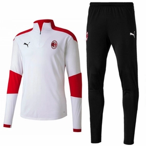 softball field AC Milan white training technical tracksuit 2020/21 - Puma