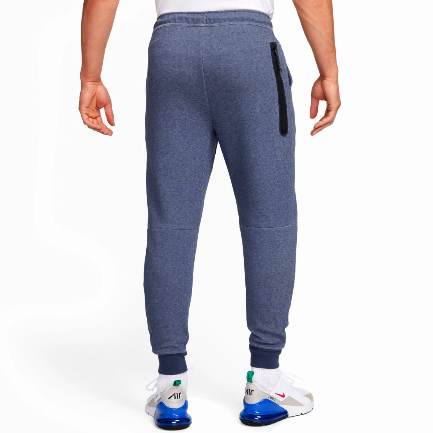 organic materials Zipper Closure FC Barcelona denim blue Tech Fleece presentation tracksuit 2023/24 - Nike