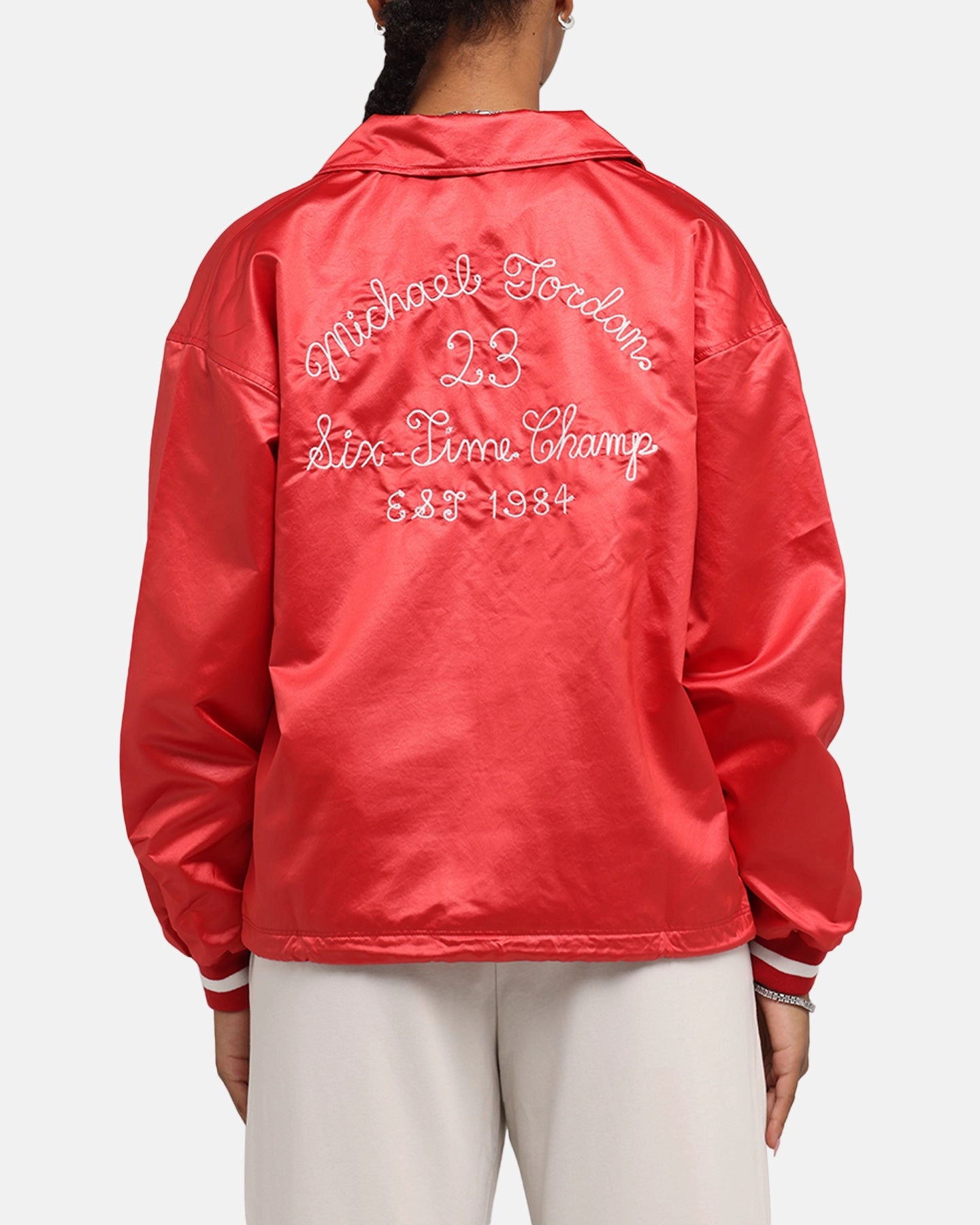 Jordan Women's Coaches Jacket Varsity Red Bow-tie festival