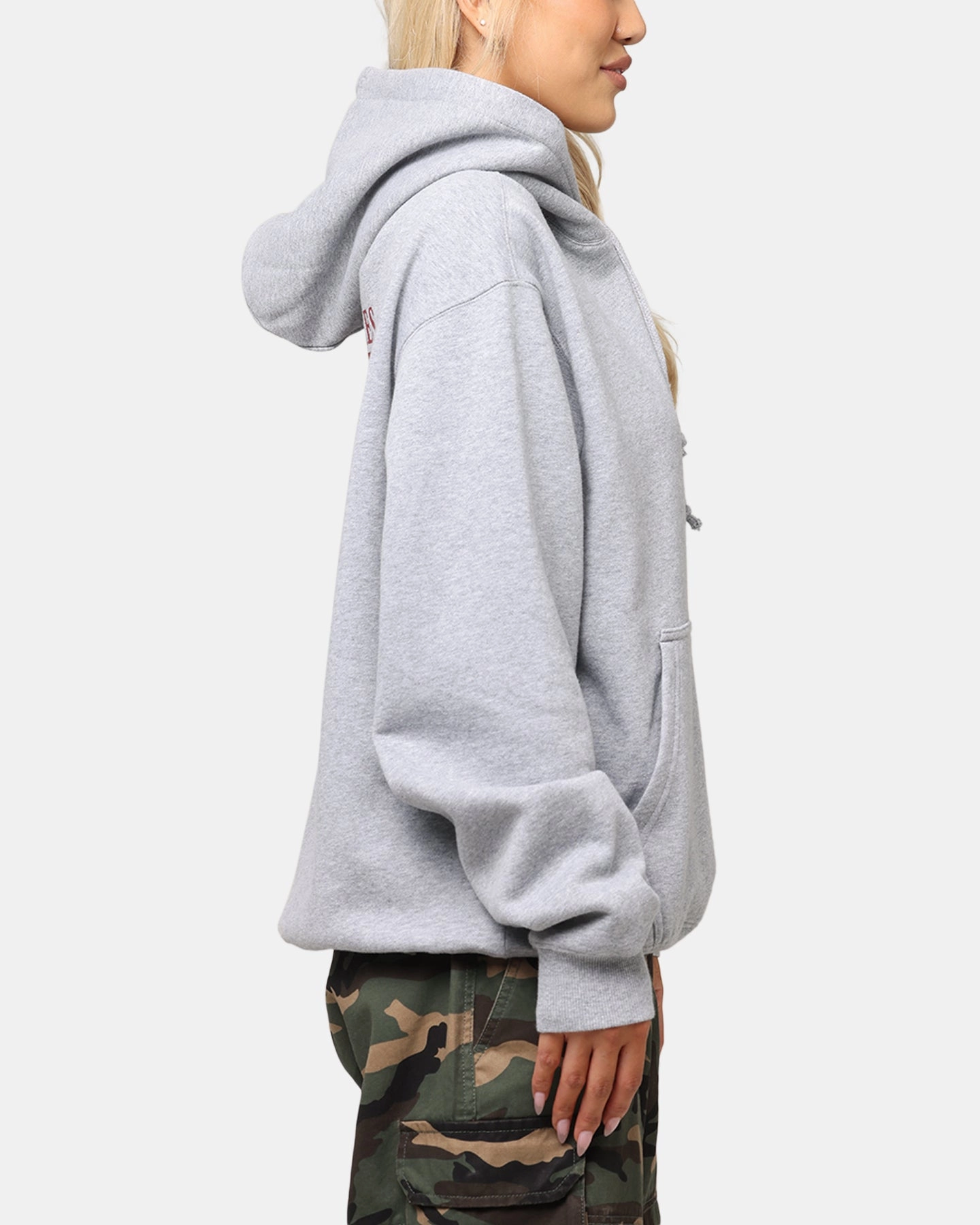 Majestic Athletic Los Angeles Dodgers Arch Mercer Hoodie Grey Marle Hyena like Family gathering wear