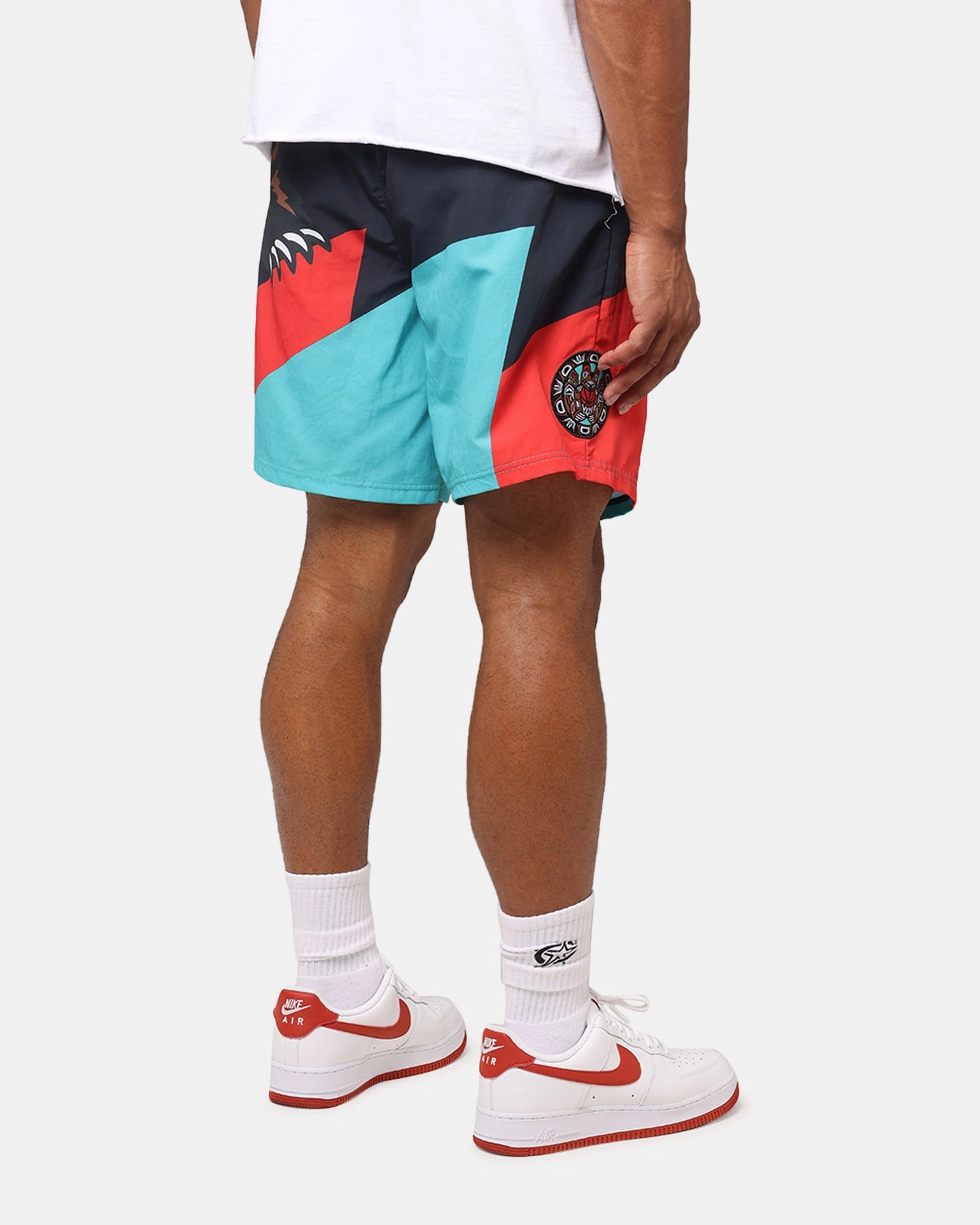 Camouflage Style Mitchell & Ness Memphis Grizzlies 30 Year Shorts Black/Teal