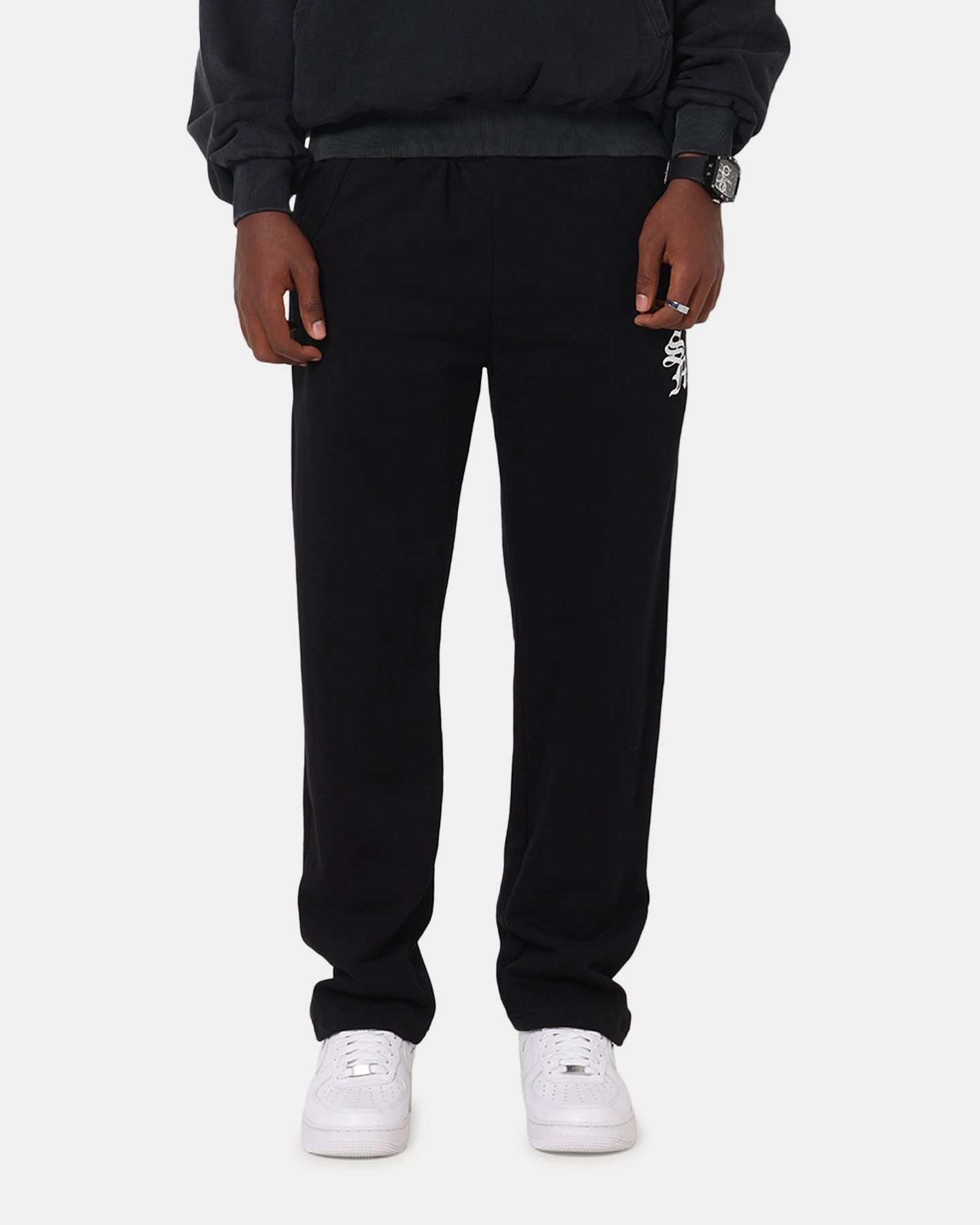 Saint Morta Monogram Pants Black Ultimate Comfort SnagFreeFabric