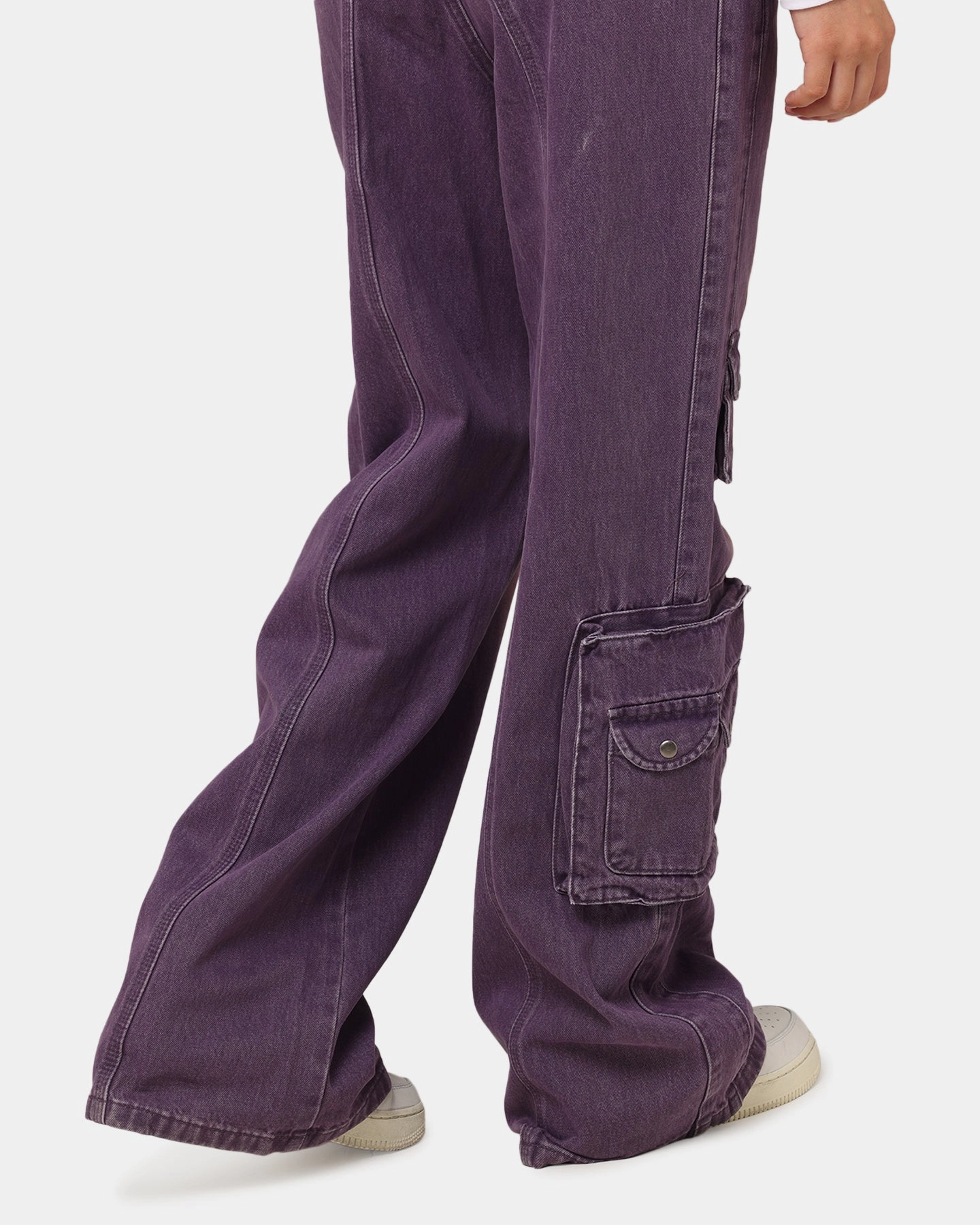 Four Way Stretch XXIII Women's Corporal Cargo Jeans Purple