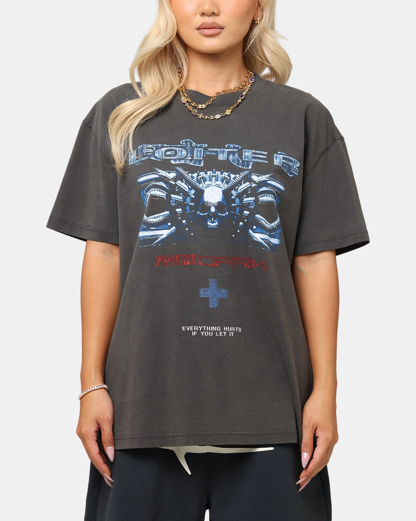 Loiter Void Vintage T-Shirt Black Wash Summer Style LayeringFriendly