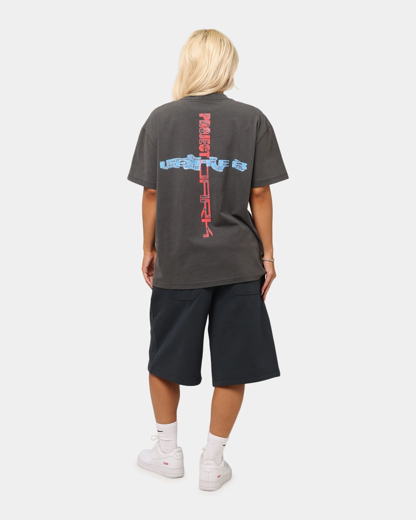 Anti Pilling Fabric Sleeveless Loiter Void Vintage T-Shirt Black Wash