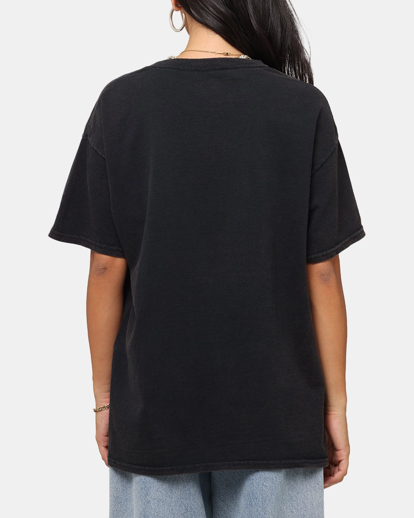 Unisex Poppy Poppy T-Shirt Black Vintage