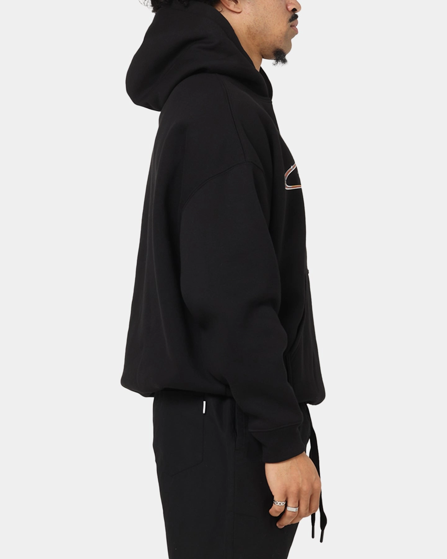 library outfit Carre Cold Shine Hoodie Black