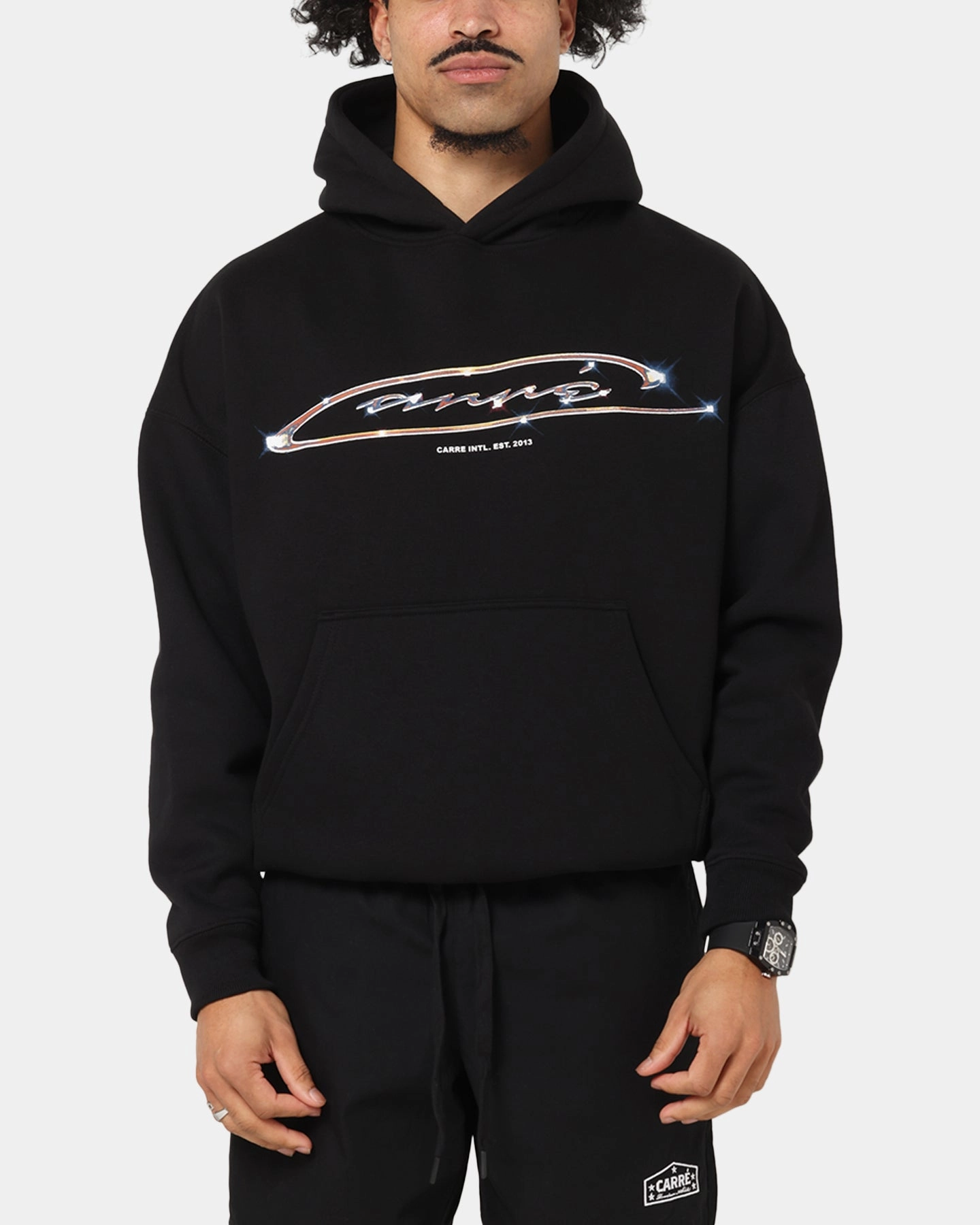 Halloween wear Carre Cold Shine Hoodie Black