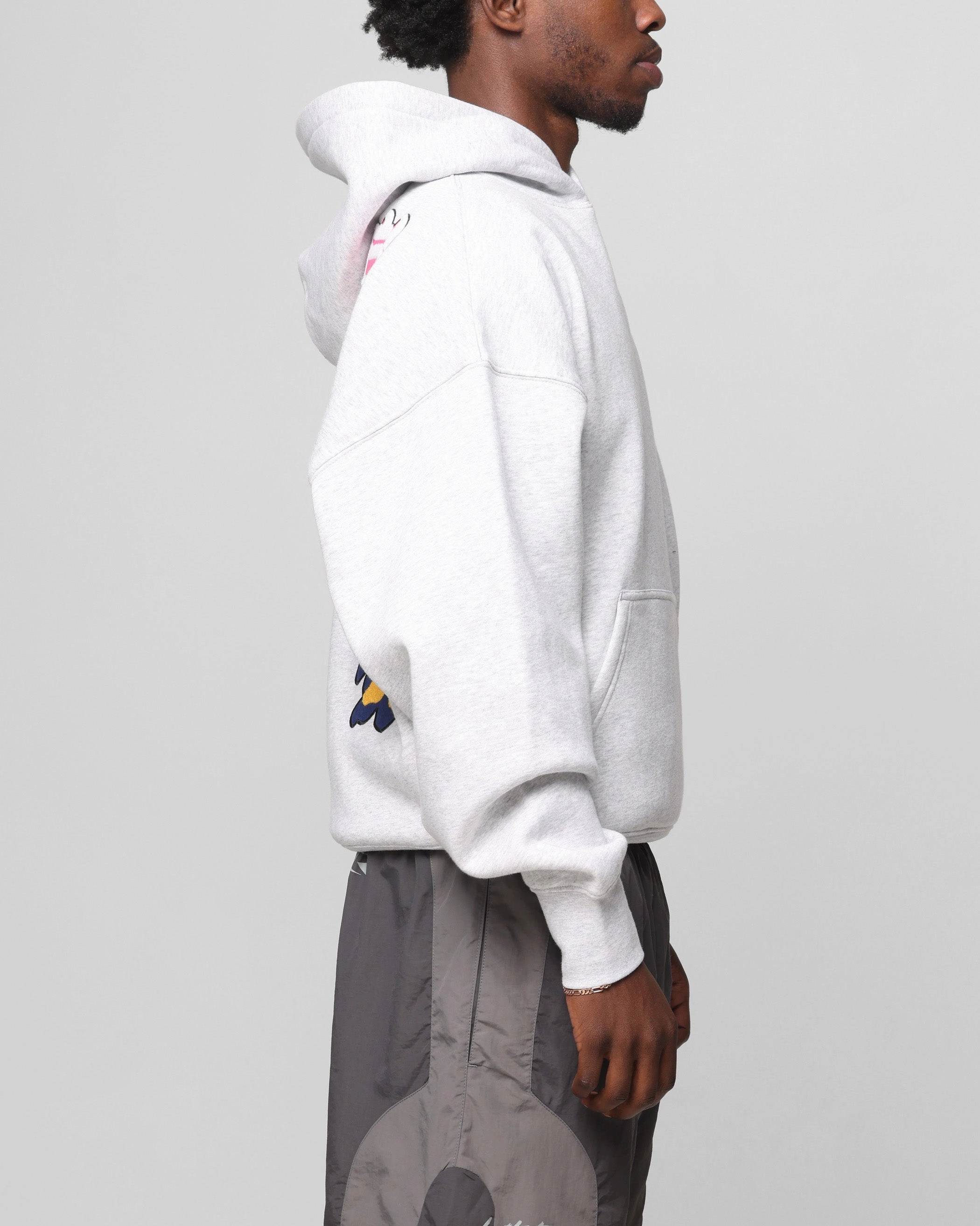 Mobility Office Wear Loiter Chenille Premium Hoodie Grey Marle