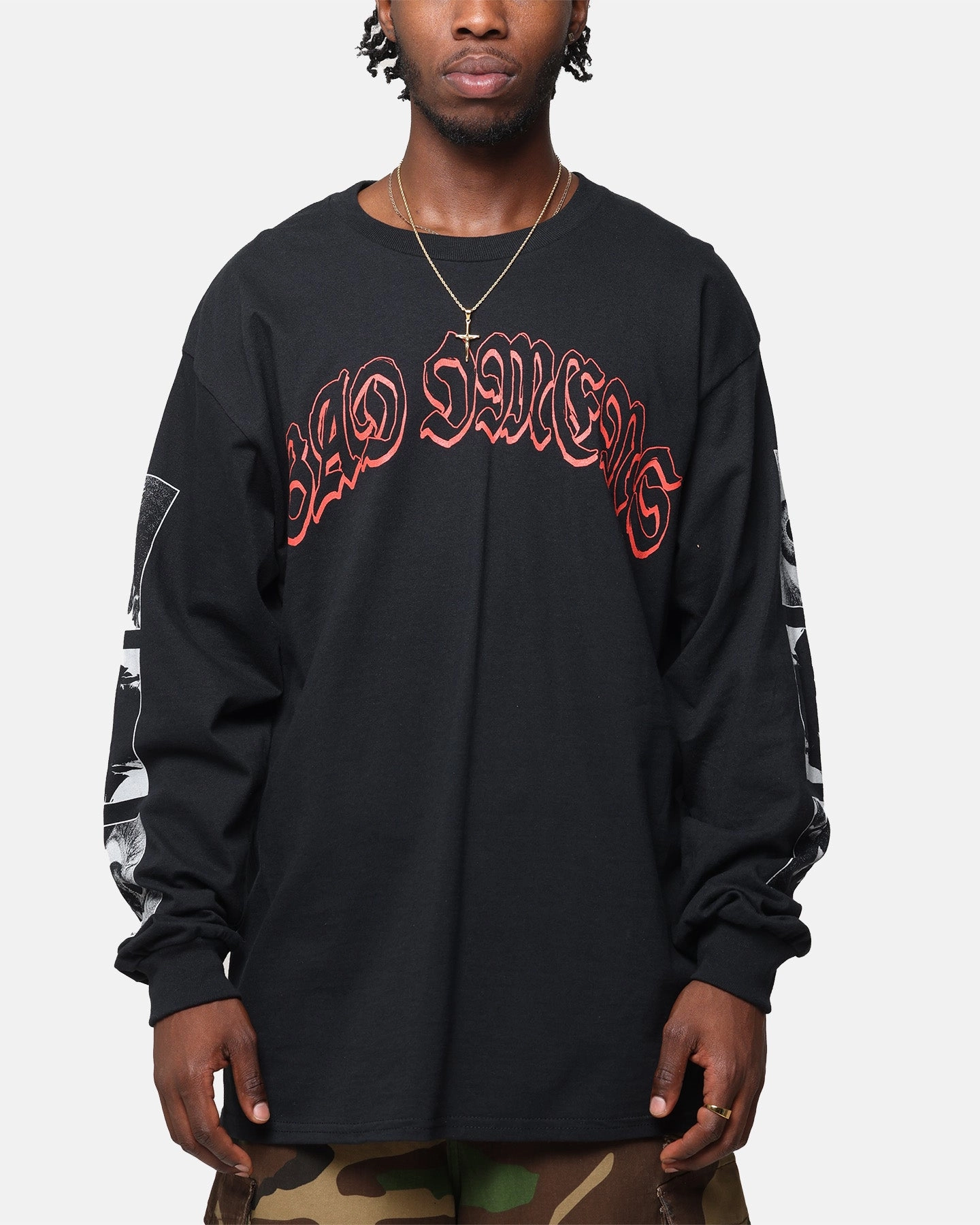 Bad Omens Photo Boxes Long Sleeve T-Shirt Black Eco Friendly Production Modern Twist