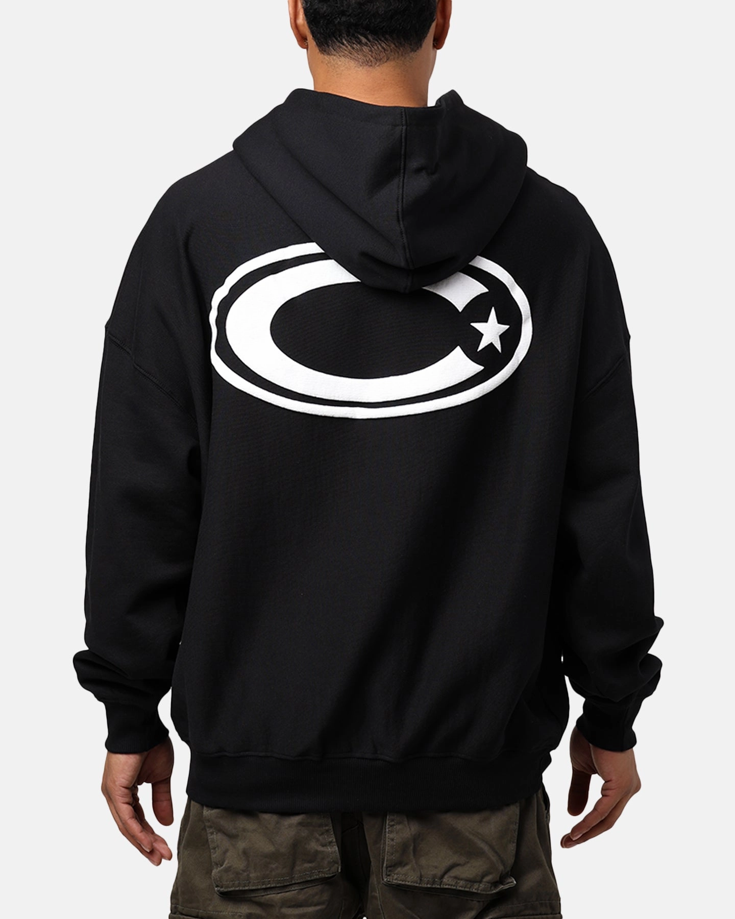 Carre C-Star Oversized Hoodie Black Breathable Technology