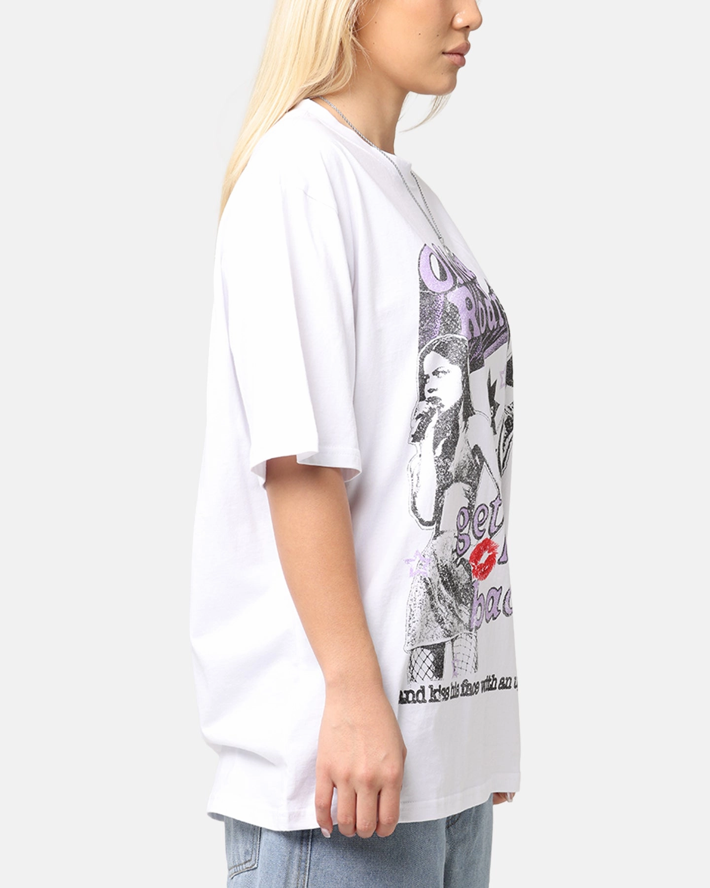 Olivia Rodrigo Spill Her Guts T-Shirt White Quick Release Hem StretchReinforcedArmholes