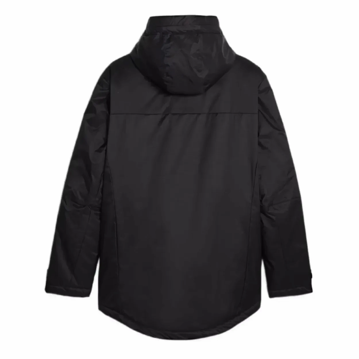 Attitude Olympique Marseille black padded bench jacket 2023/24 - Puma