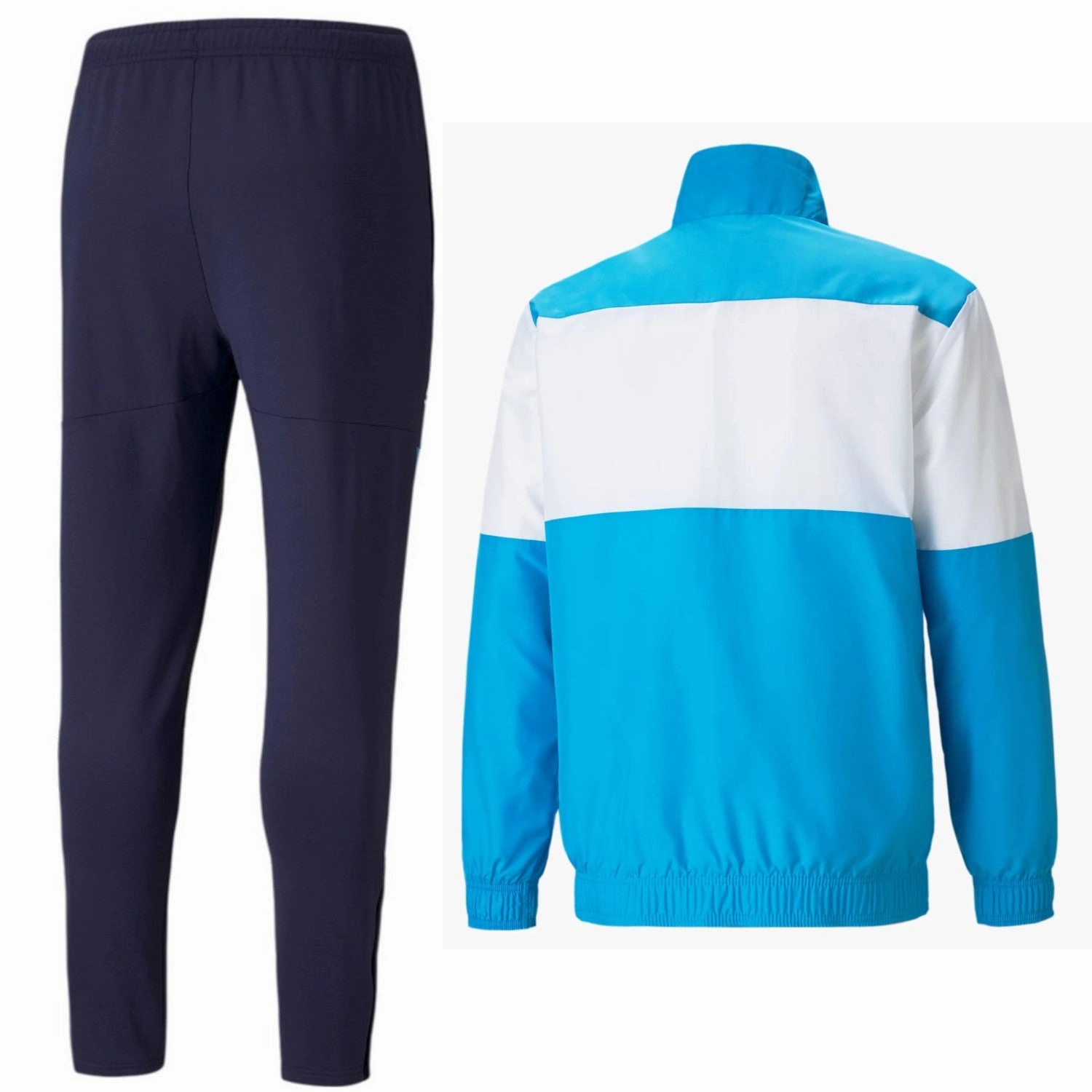 Olympique Marseille presentation Soccer tracksuit 2021/22 - Puma Flex Fit Contoured Cuffs