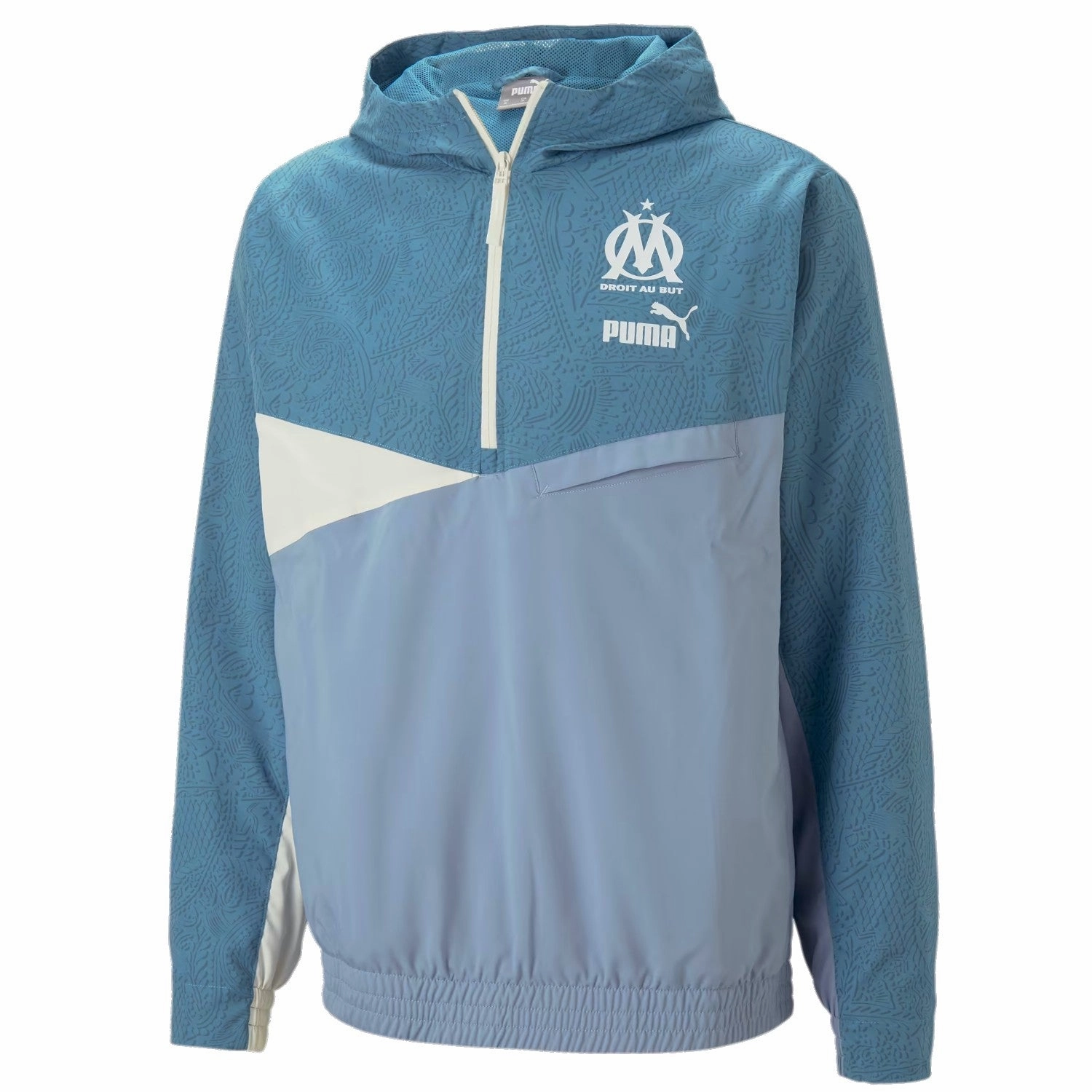Olympique Marseille streetwear woven presentation tracksuit 2023 - Puma Flex Fit sneaker venue