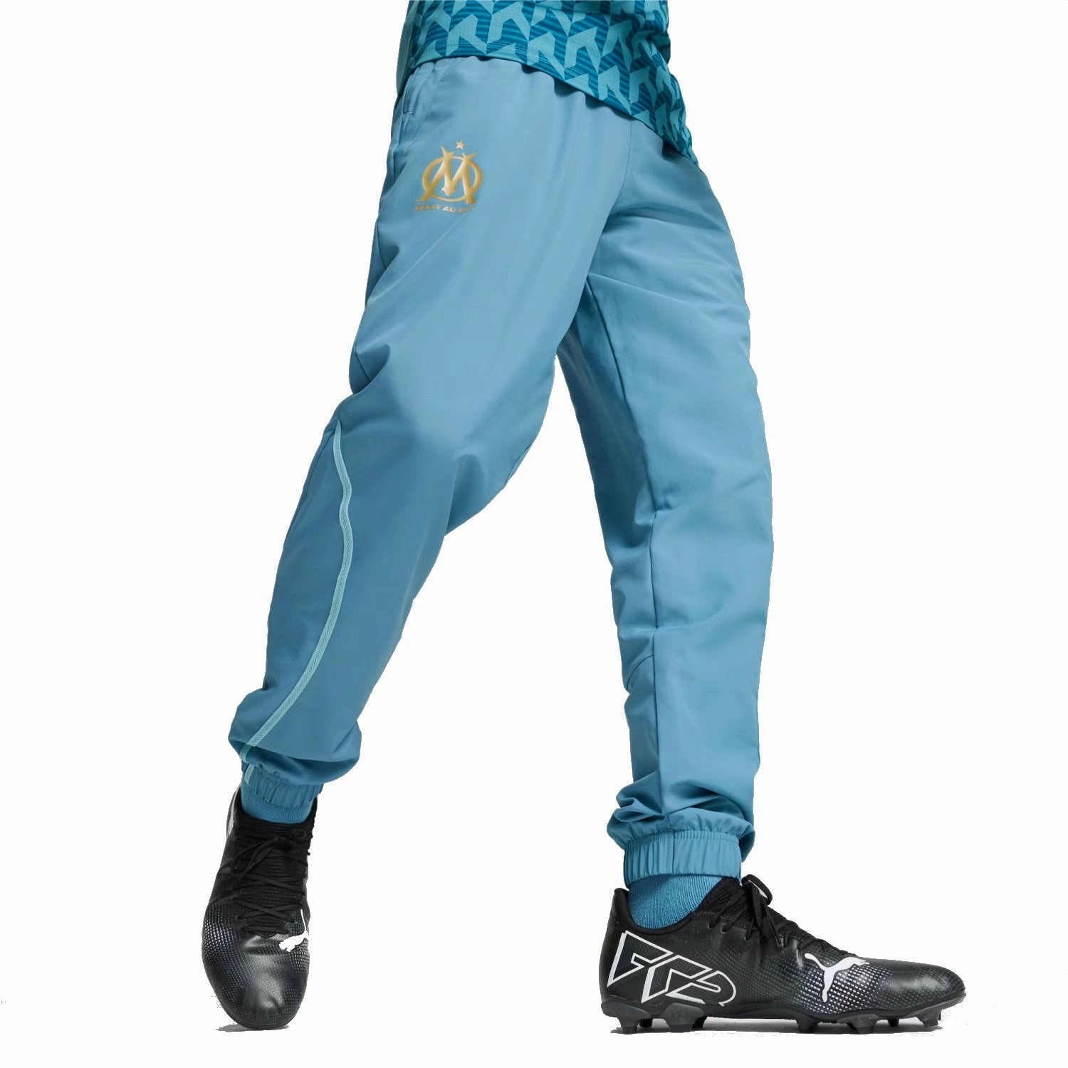 Olympique Marseille woven pre-game presentation tracksuit 2024/25 - Puma Double Layered Elbow Patches