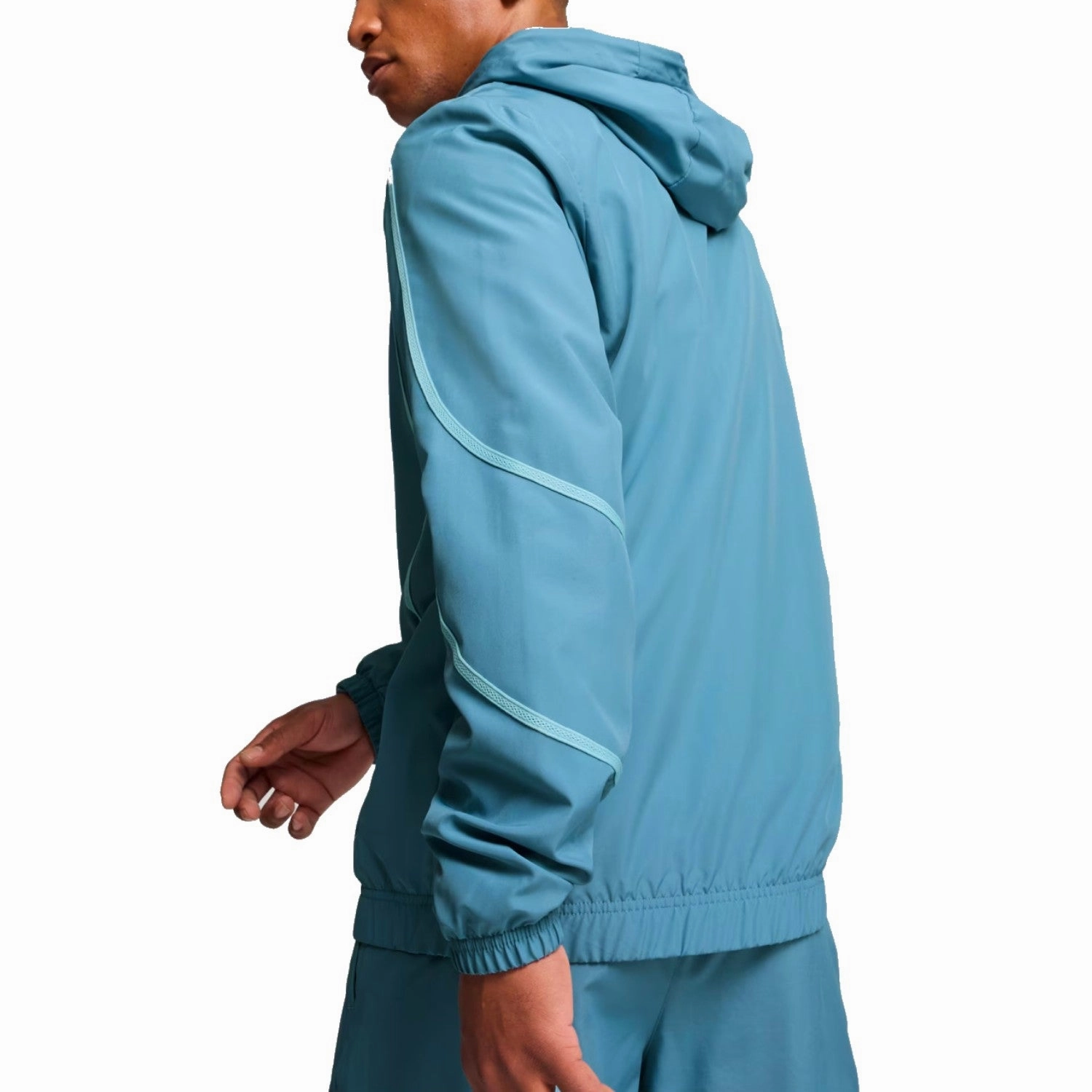 Straight fit Olympique Marseille woven pre-game presentation tracksuit 2024/25 - Puma