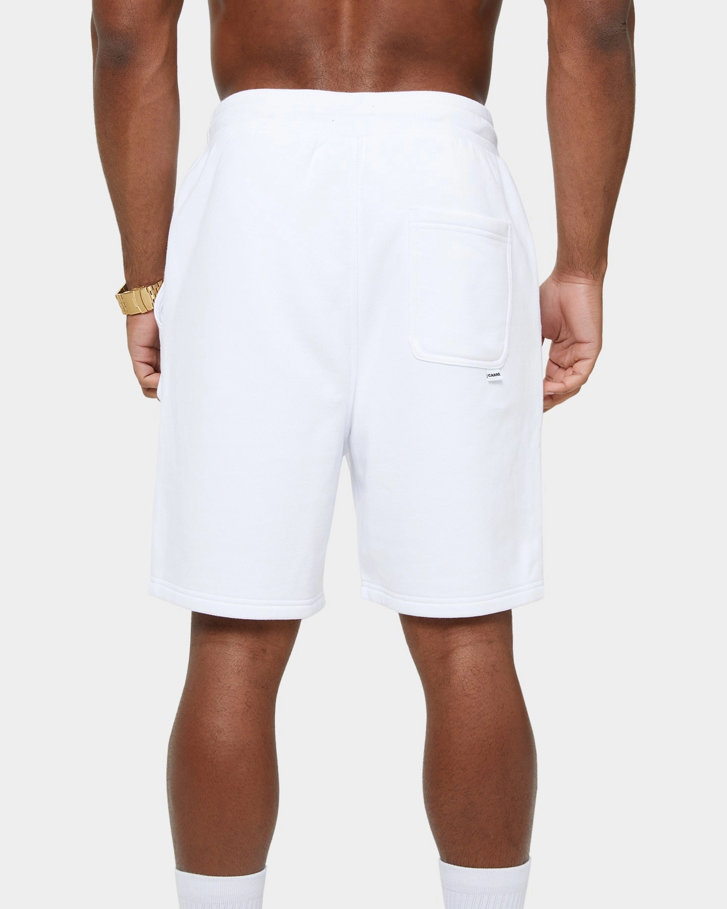 education industry Carre Dominateur Cargo Shorts White