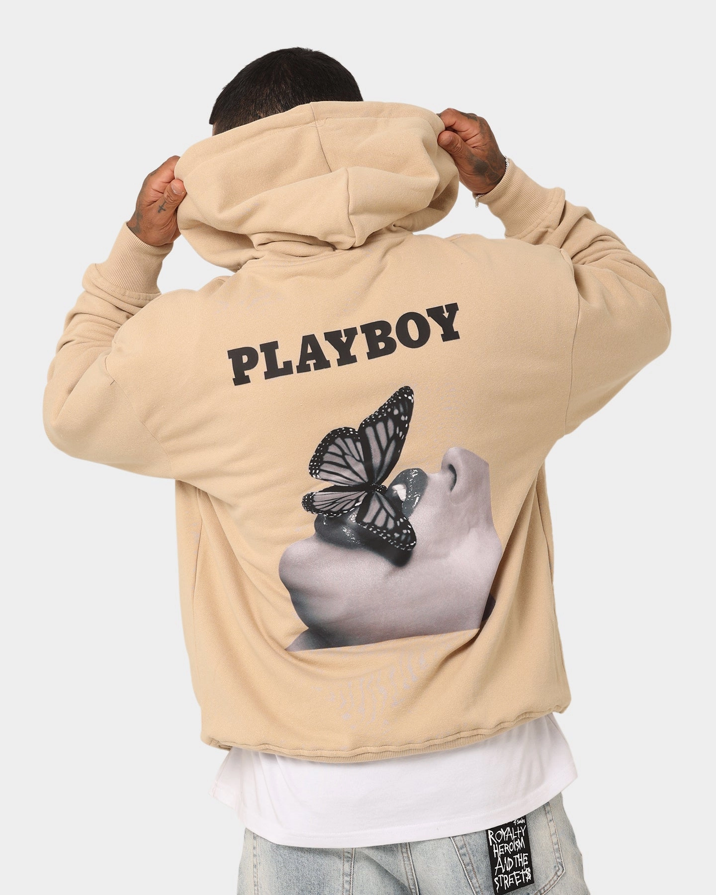 Playboy November '13 Monotone Hoodie Tan Tear Resistant Fabric Highlighter