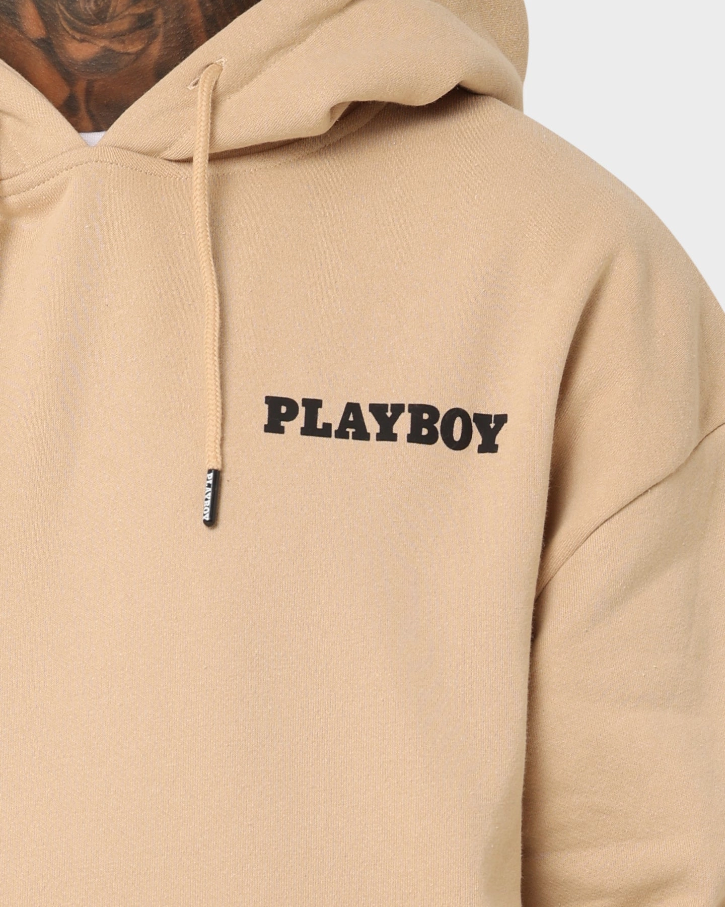 Playboy November '13 Monotone Hoodie Tan festival Safari