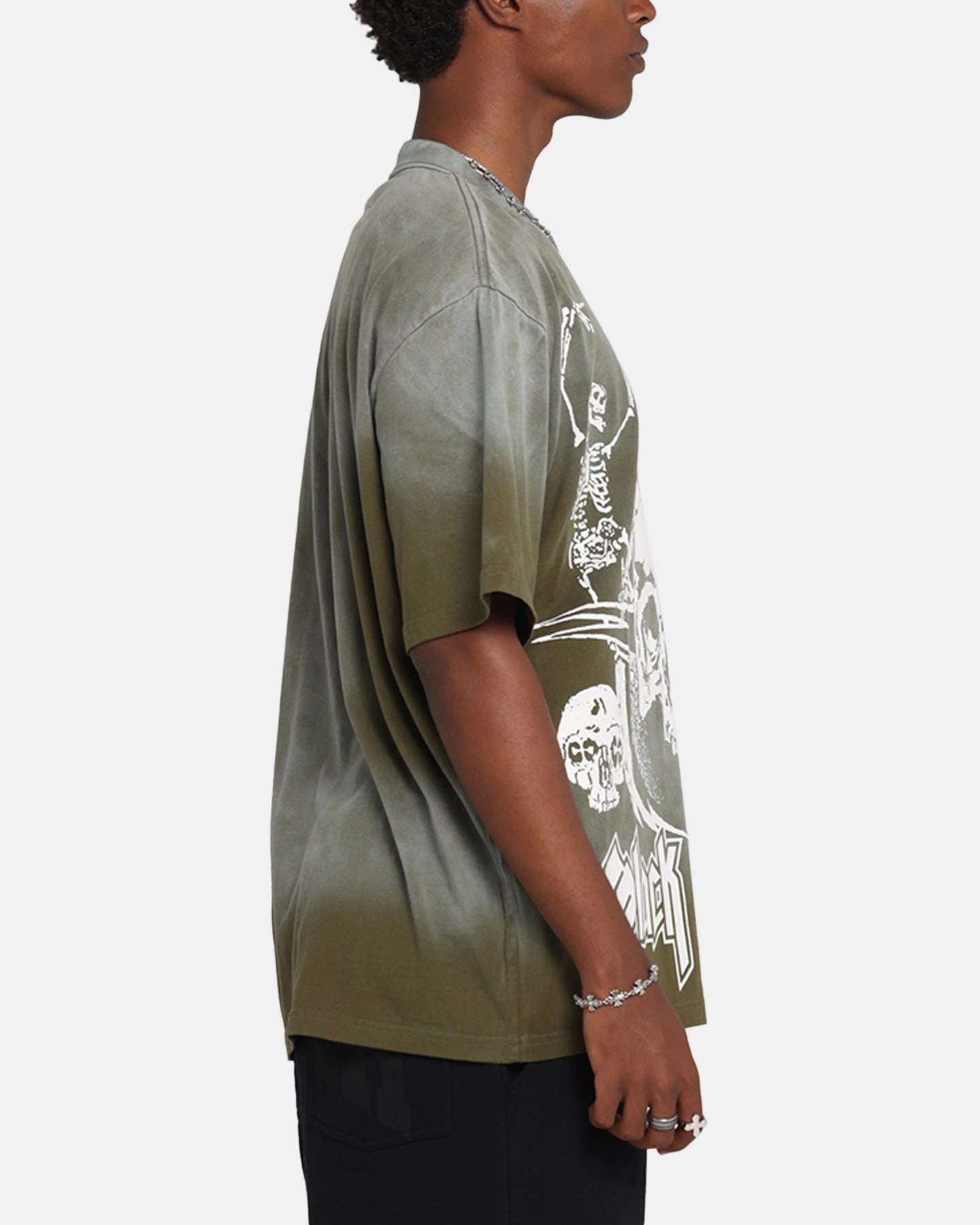 Black Sabbath Sabbath Hem Vintage T-Shirt Washed Black Cozy Layer Comfy Look Wear