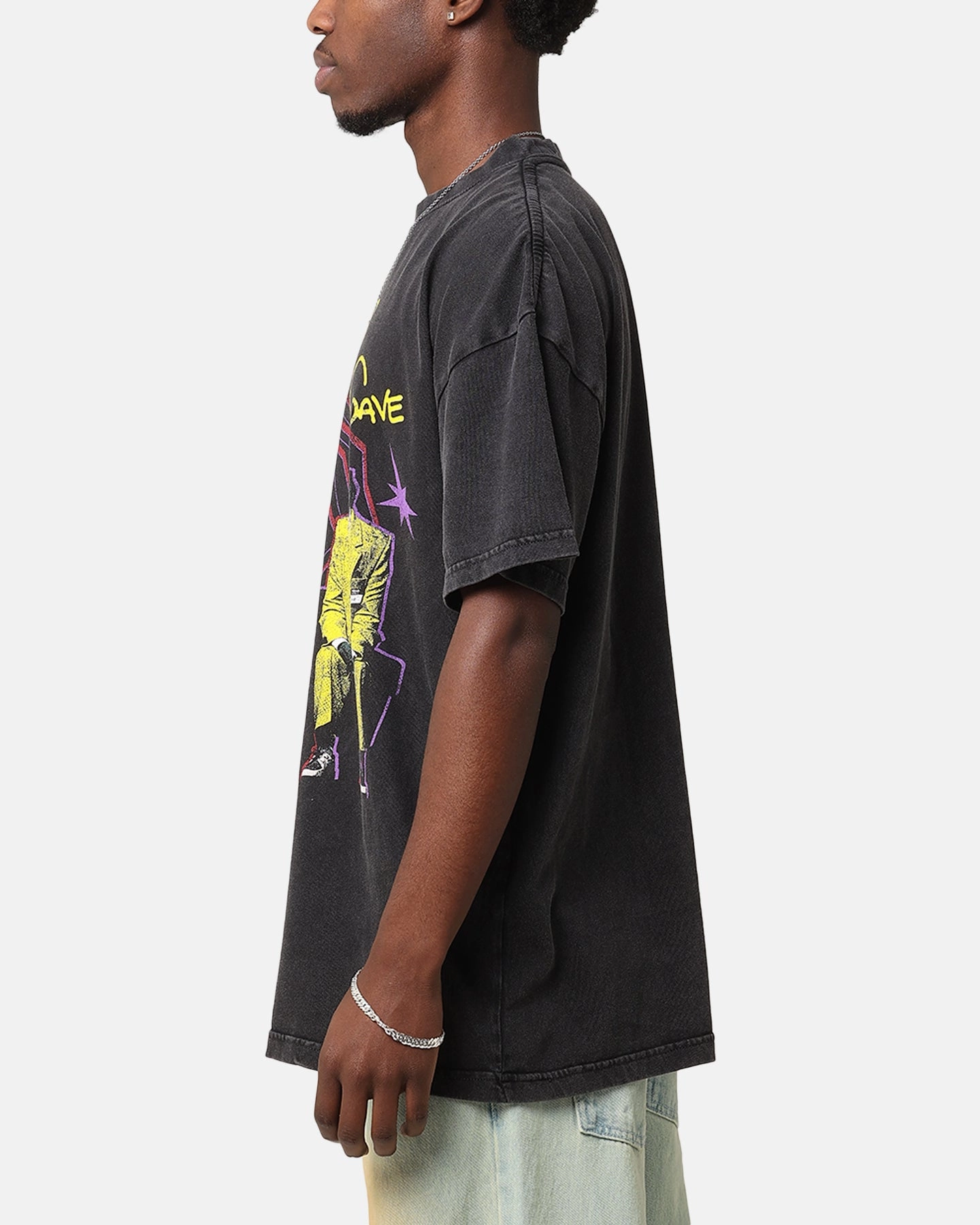 Goat Crew X Beetlejuice Jeff Bob Dave Vintage T-Shirt Black Acidwash Holiday Outfit Style