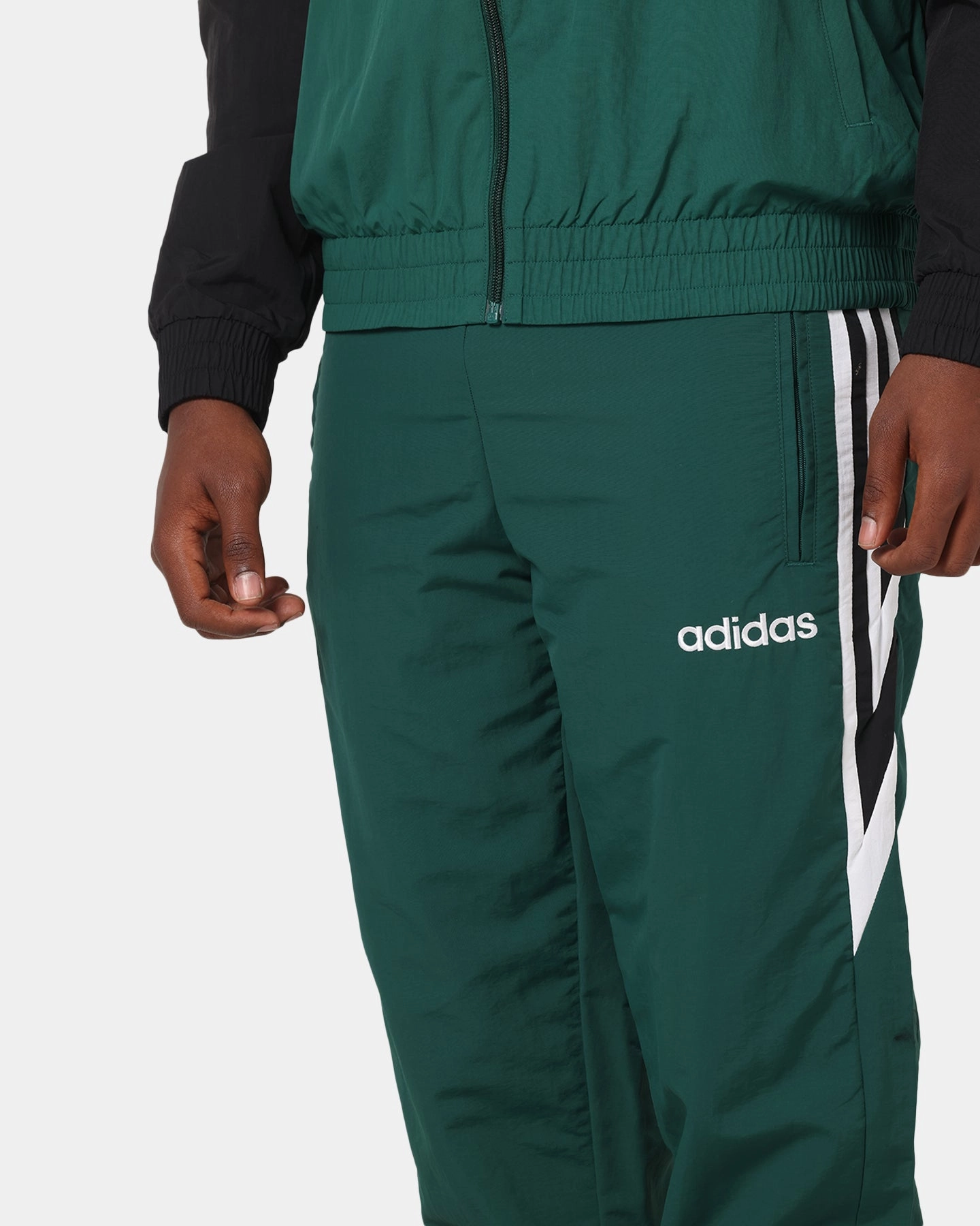 Adidas Track Pants Collegiate Green Durable Twill SnagFreeFabric