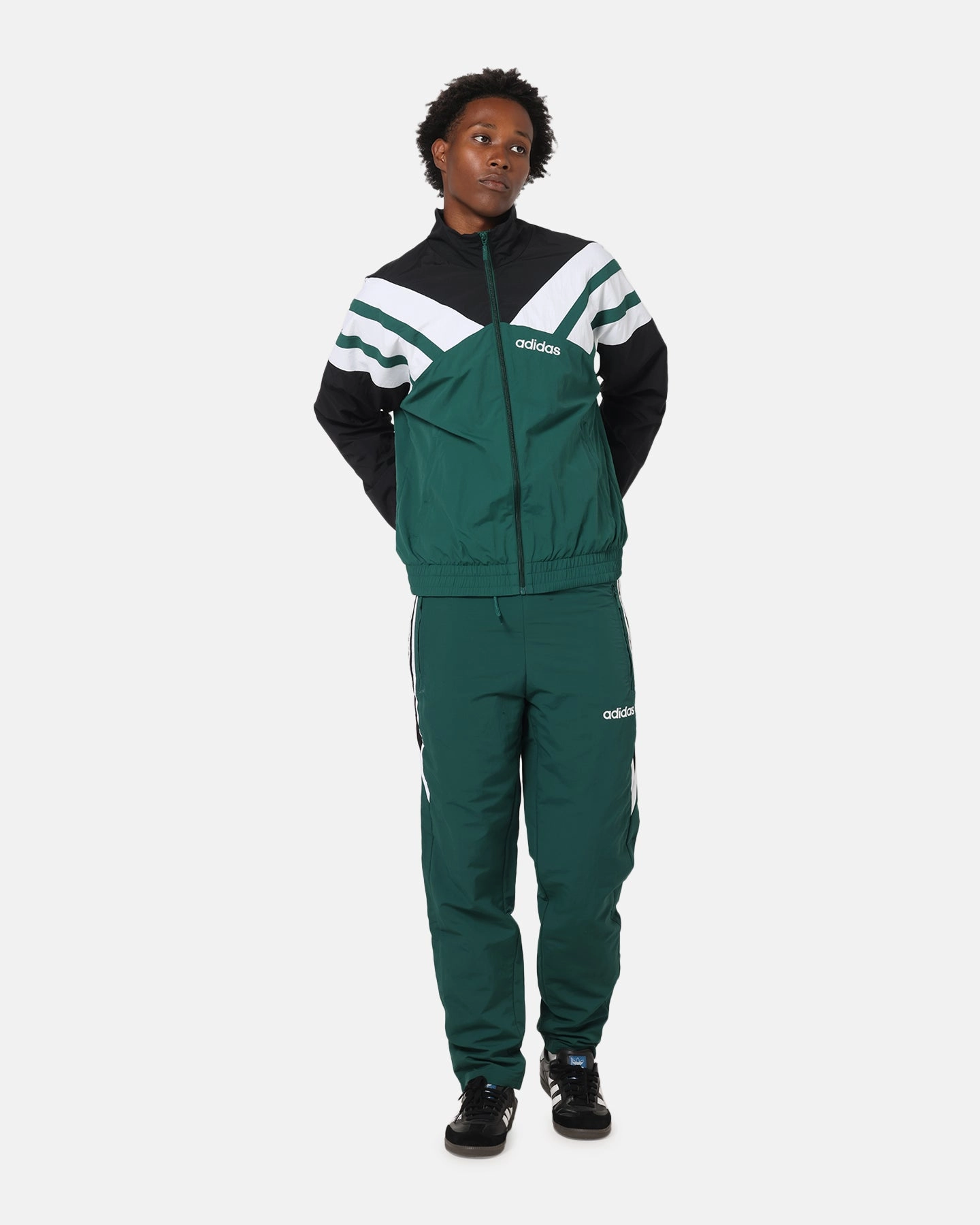Adidas Track Pants Collegiate Green High Density Weave TemperatureRegulation