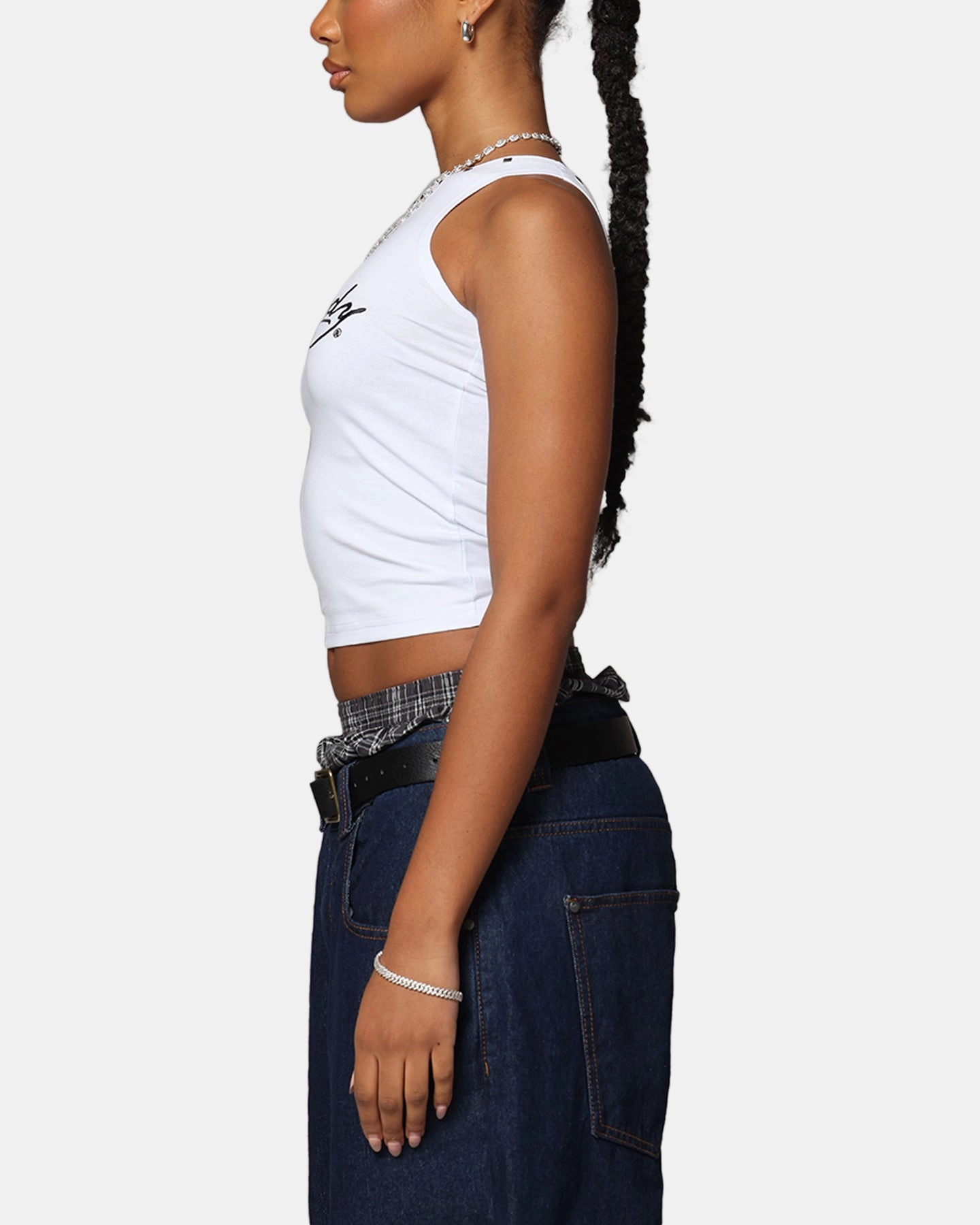 High Energy Return Fabric Ed Hardy Women's Electric Tank White