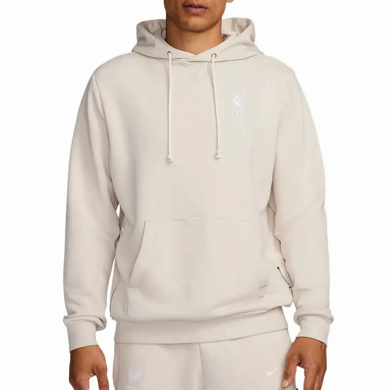 Liverpool FC beige Casual fleece presentation tracksuit 2024/25 - Nike Ultimate Wear