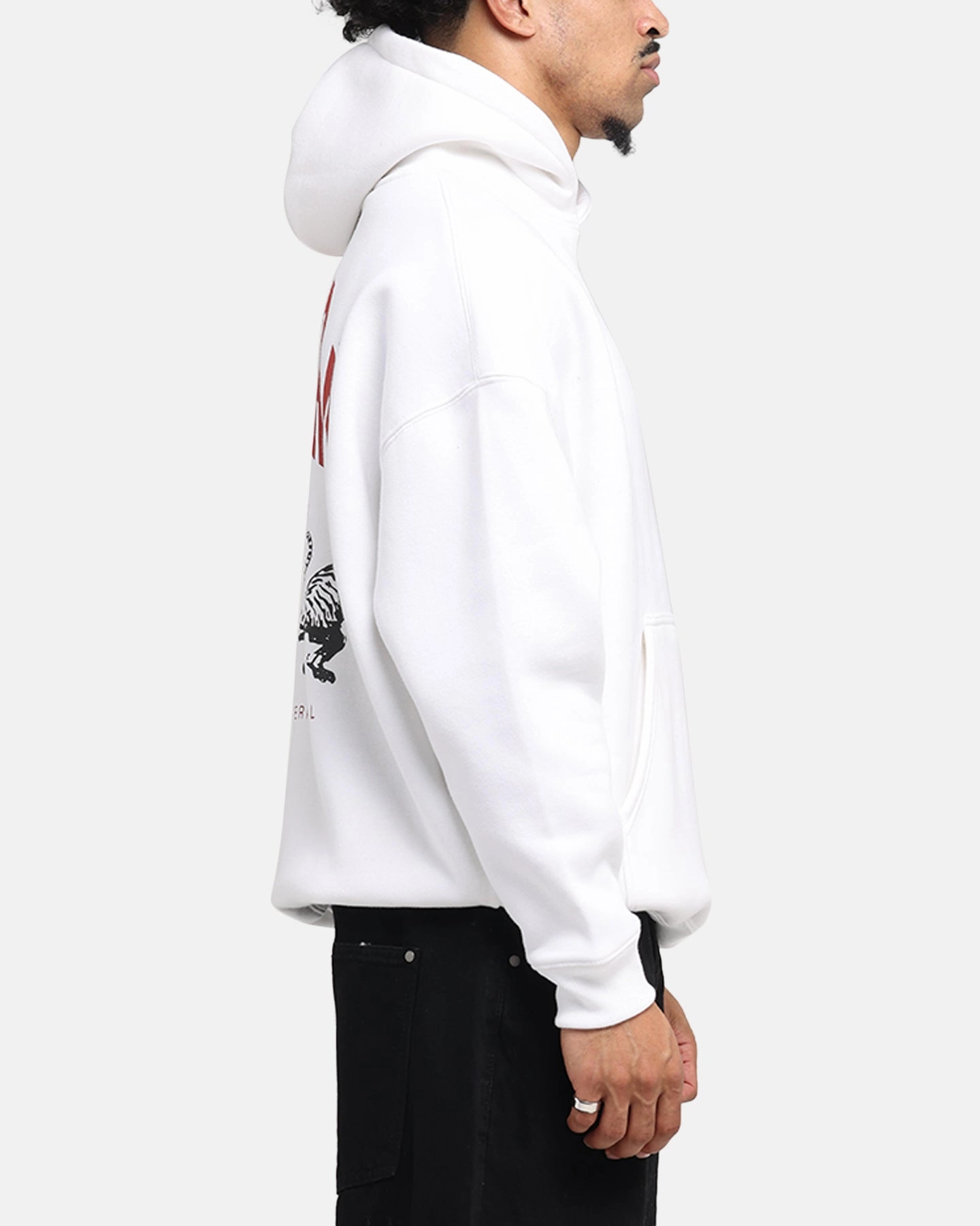 High Quality Cotton Comfortable clothing Carre Tiger Glow Hoodie White