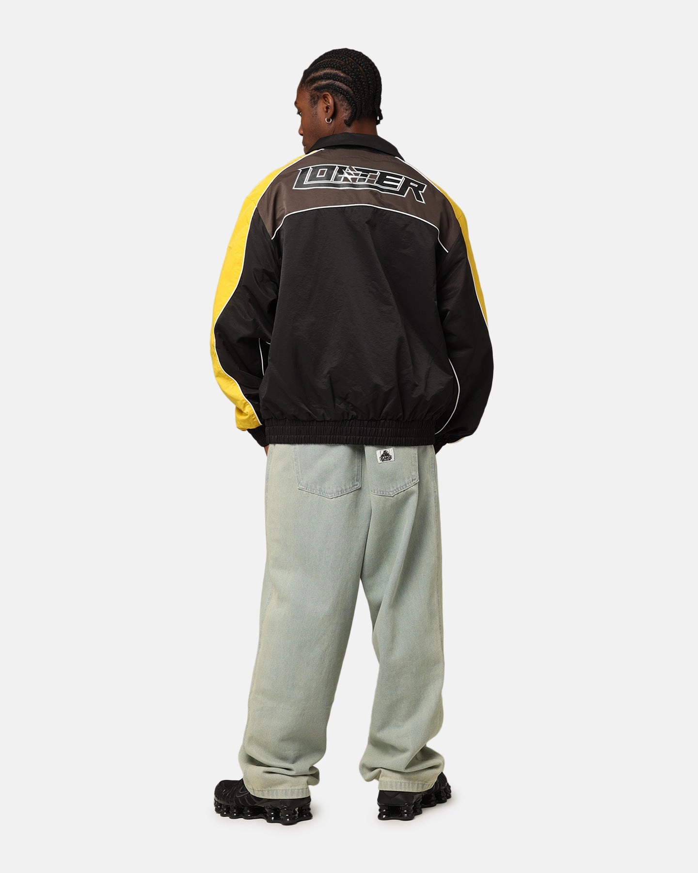 Clock Loiter Paradise Track Jacket Black/Yellow