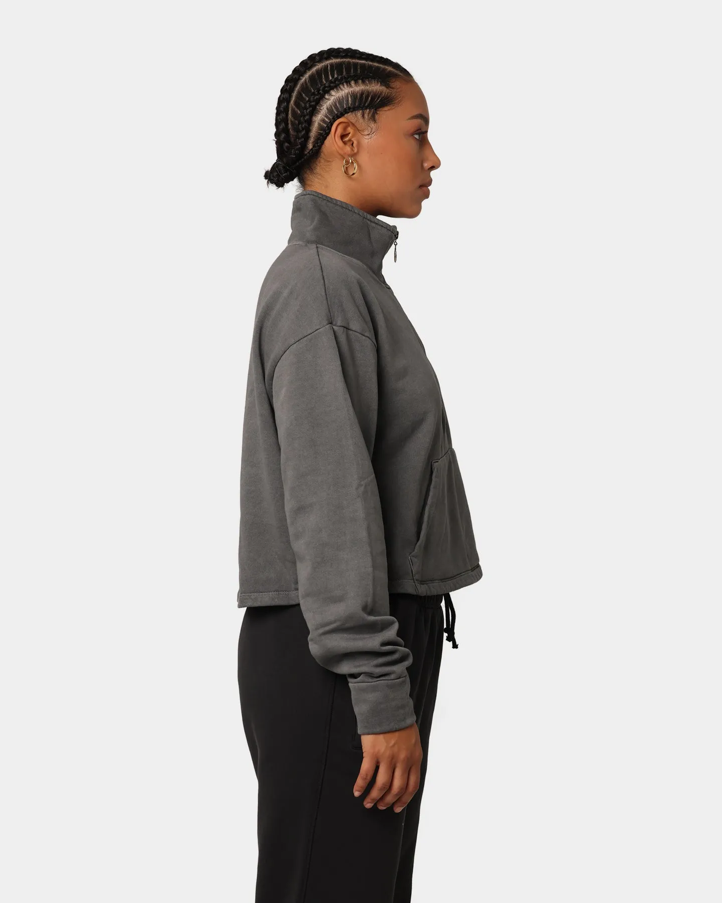 Loungewear Easy Protection EN ES Women's All Class Cropped Sweat Washed Grey